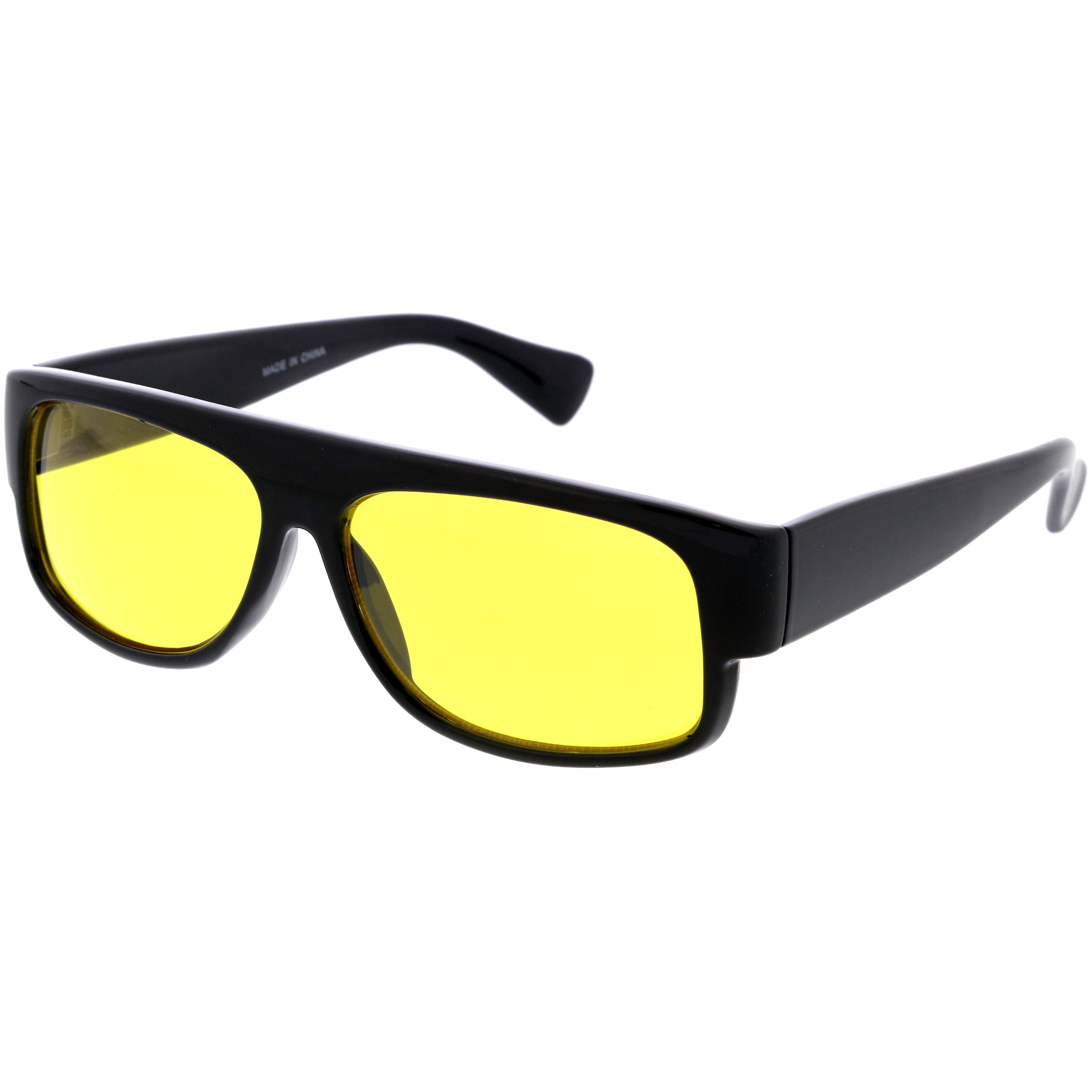 Plastic sunglasses for men with a clean design and comfortable fit.