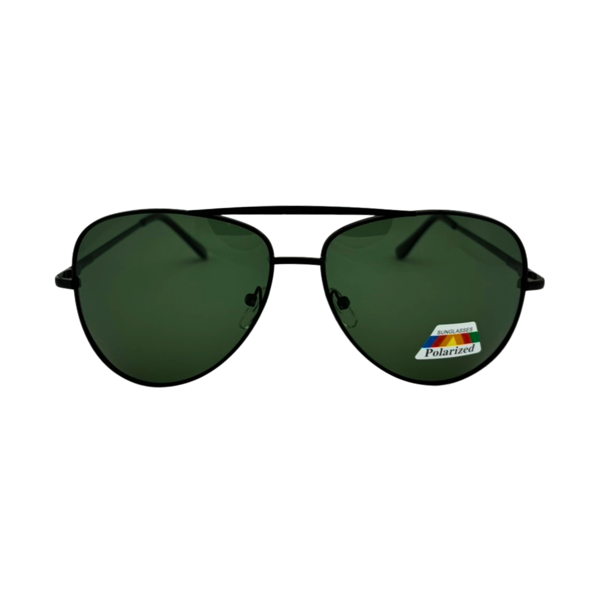 Aviator sunglasses with a sleek metal frame