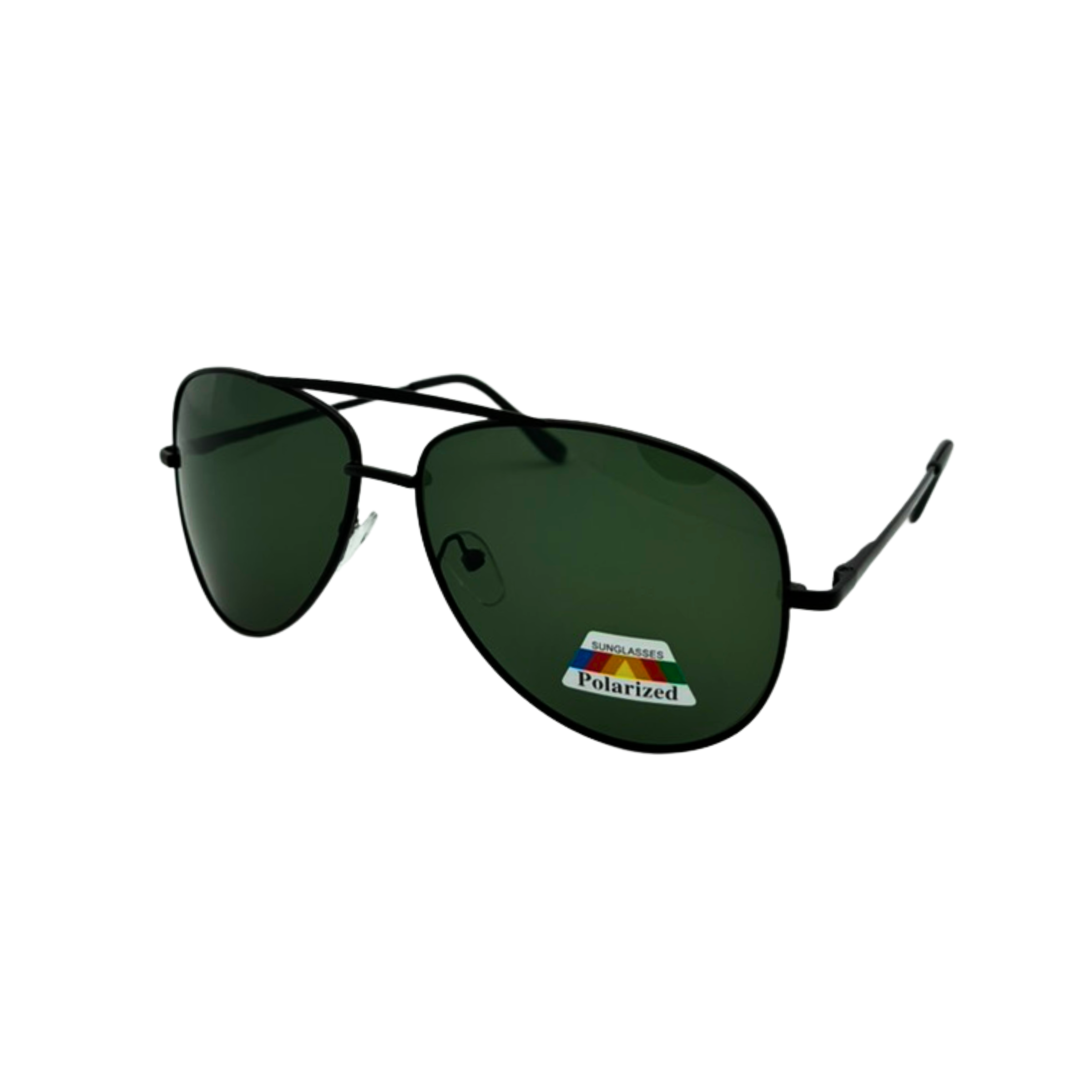 Aviator sunglasses with a sleek metal frame