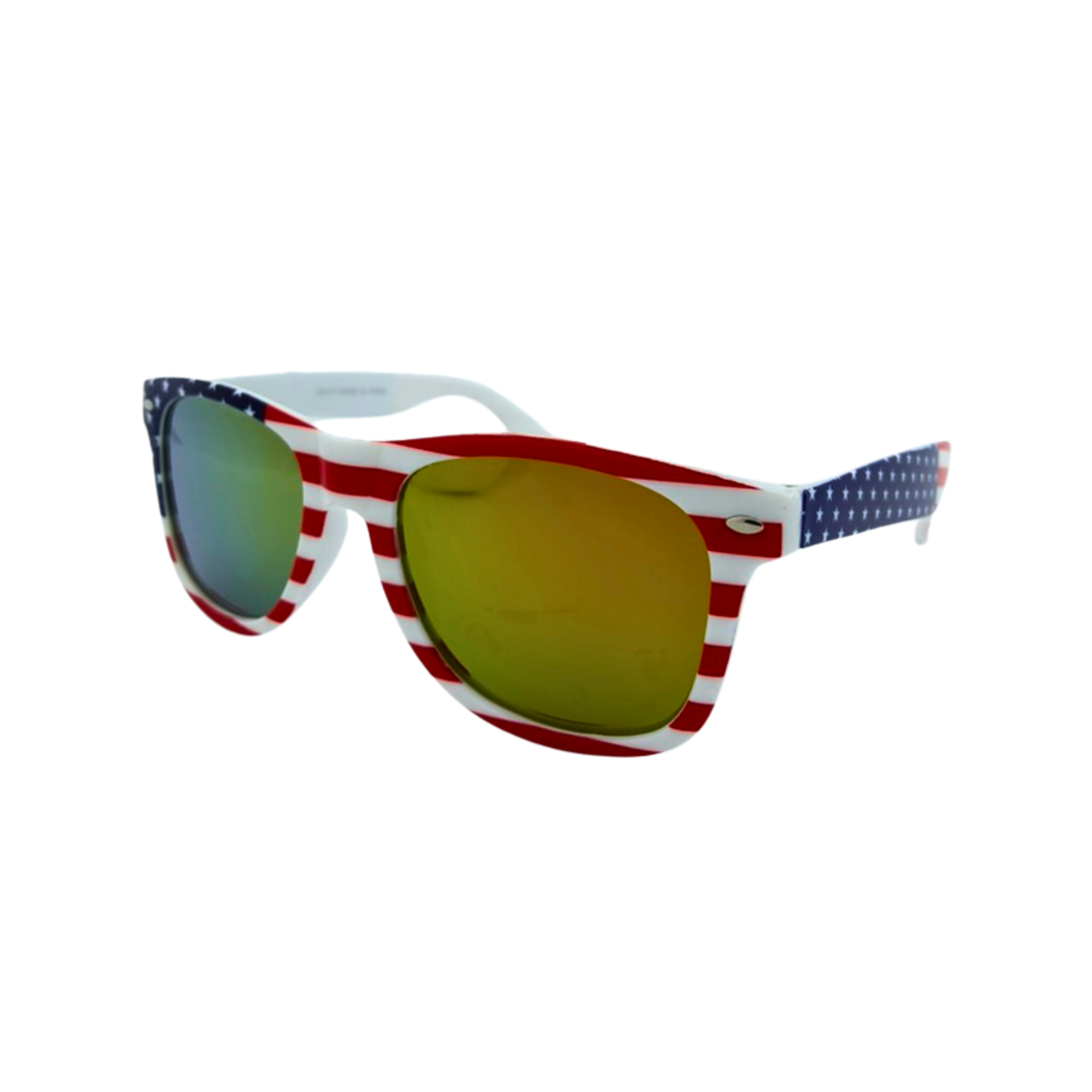 American flag print wayfarer sunglasses