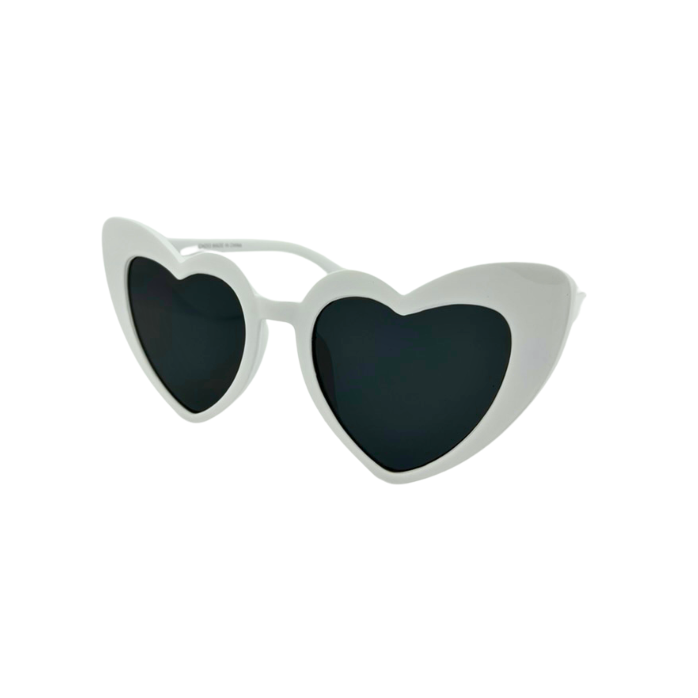 Wholesale Heart-Shaped Sunglasses – Assorted Colors with Smoke Lens
