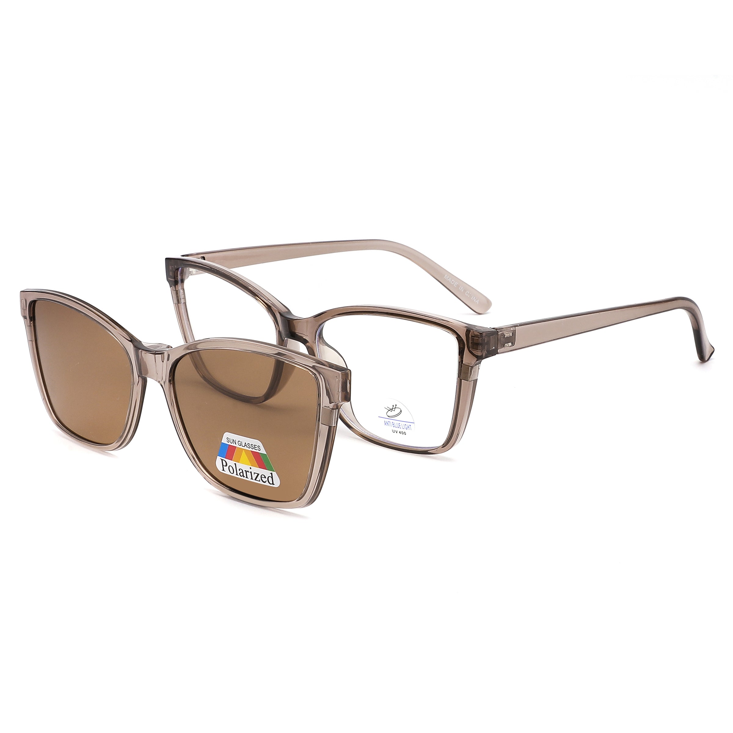SA1276 (Set of 12) Blue Light Blocking Lens with Polarized Clip On