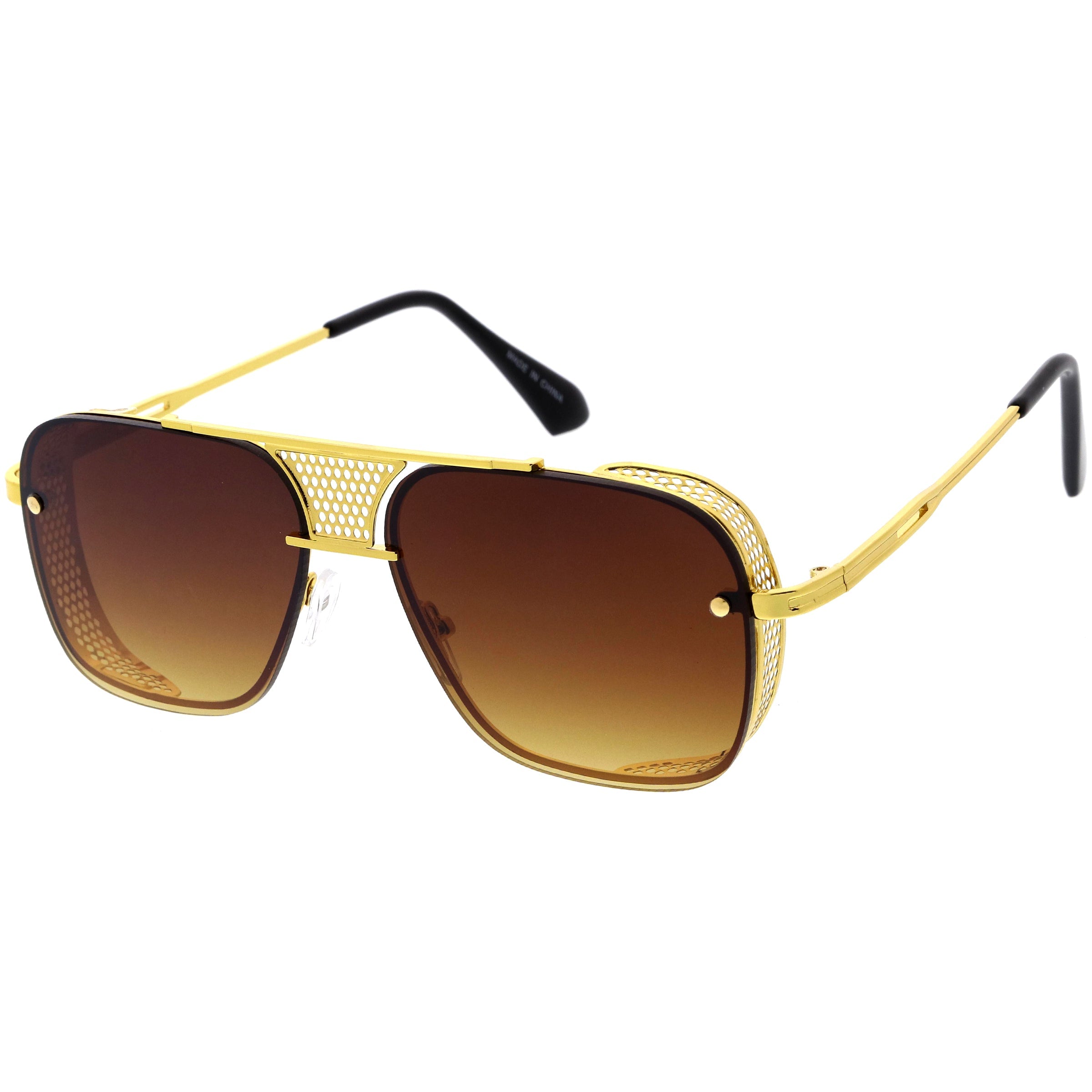 Sunglasses with a clean design and comfortable fit.