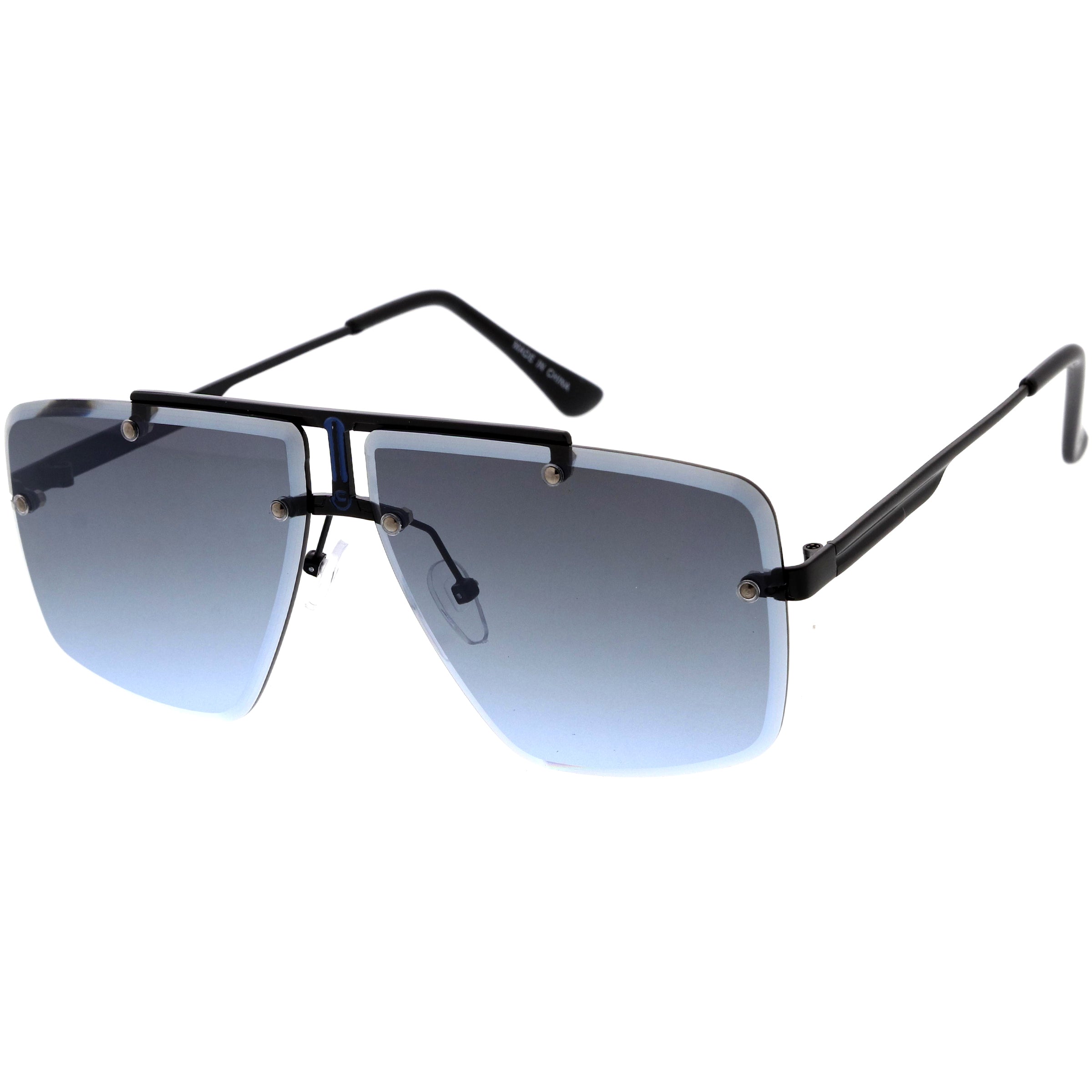 Plastic sunglasses for men with a clean design and comfortable fit.