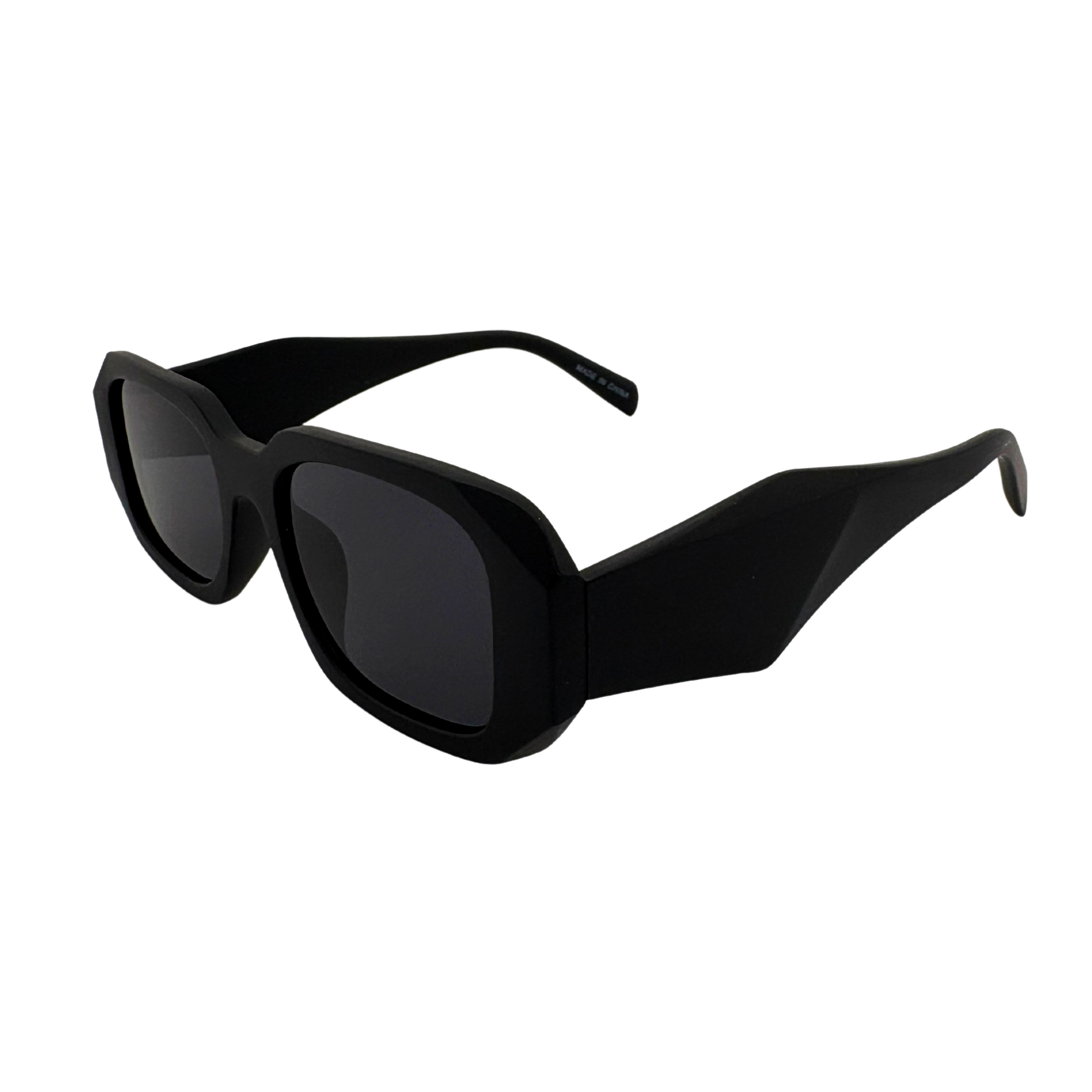 Stylish sunglasses with a sleek frame and tinted lenses, providing UV protection and a fashionable look for any occasion.