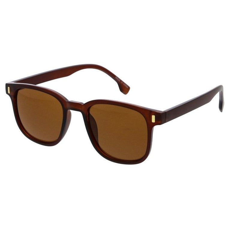 Plastic sunglasses for men with a clean design and comfortable fit.