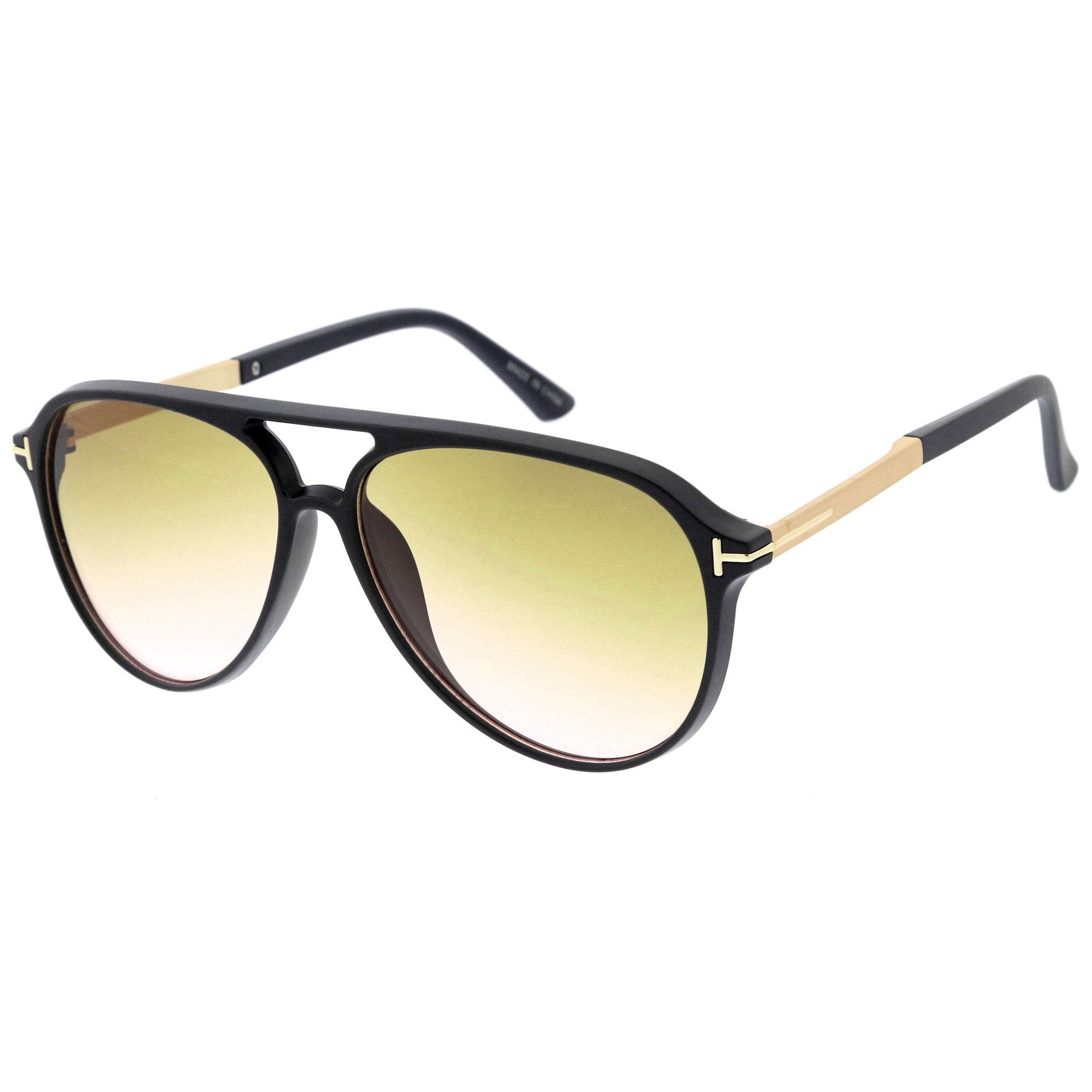 Plastic sunglasses for men with a clean design and comfortable fit.