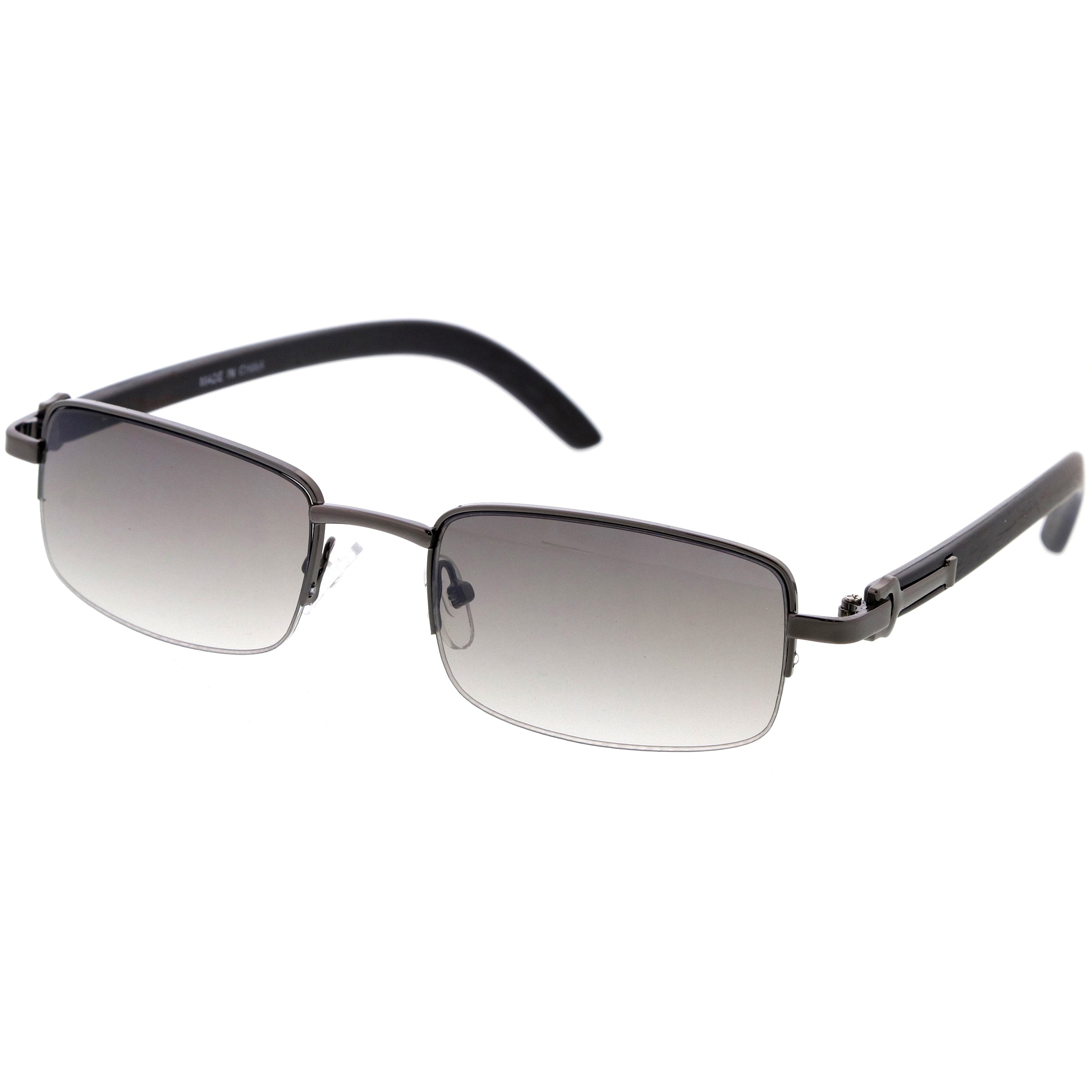 Metal sunglasses for men with a clean design and comfortable fit.