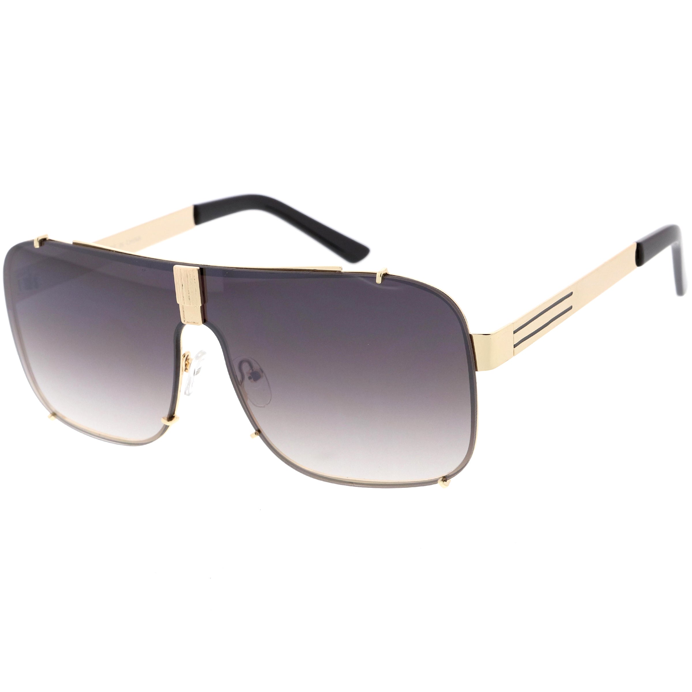 Metal sunglasses for men with a clean design and comfortable fit.