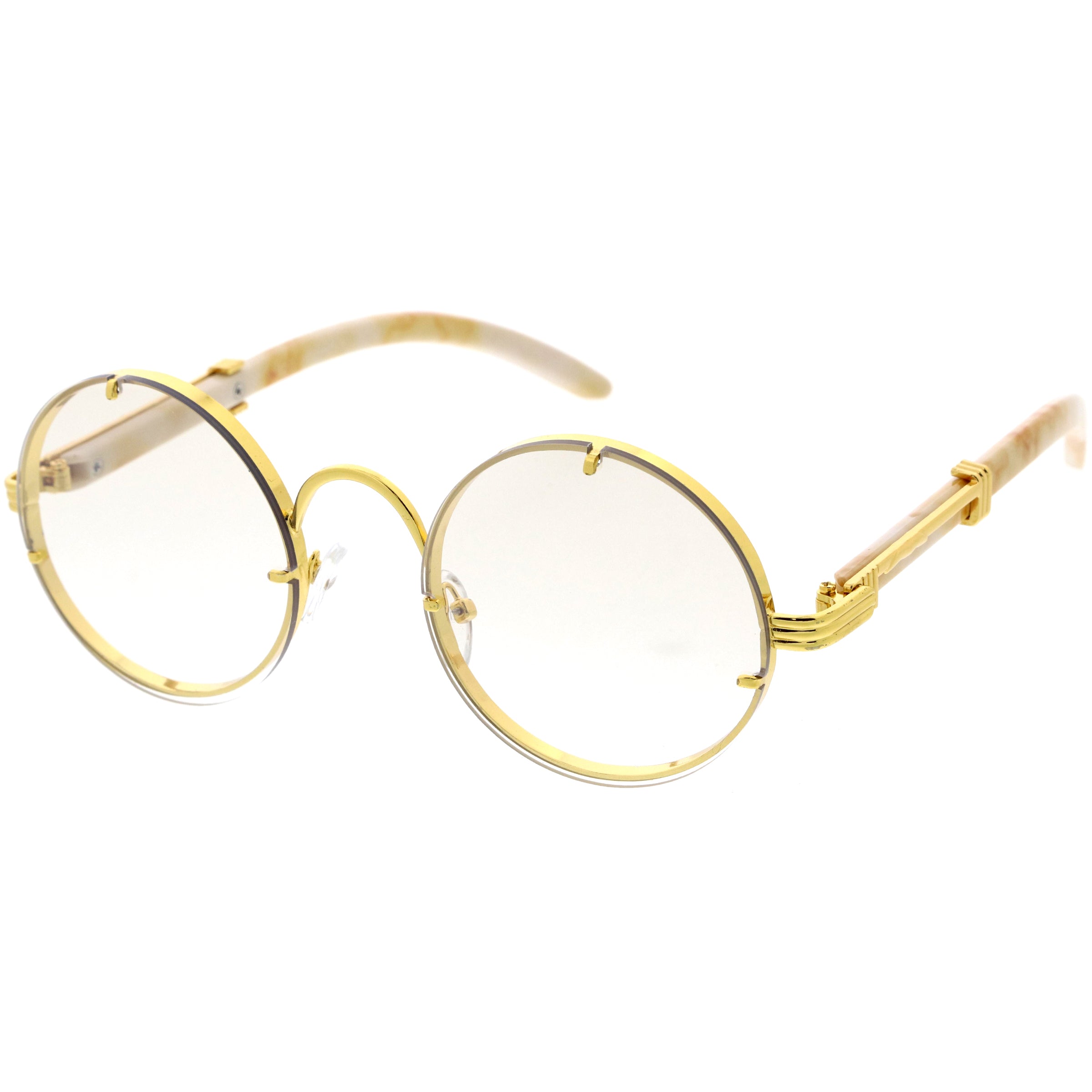 Metal sunglasses for men with a clean design and comfortable fit.