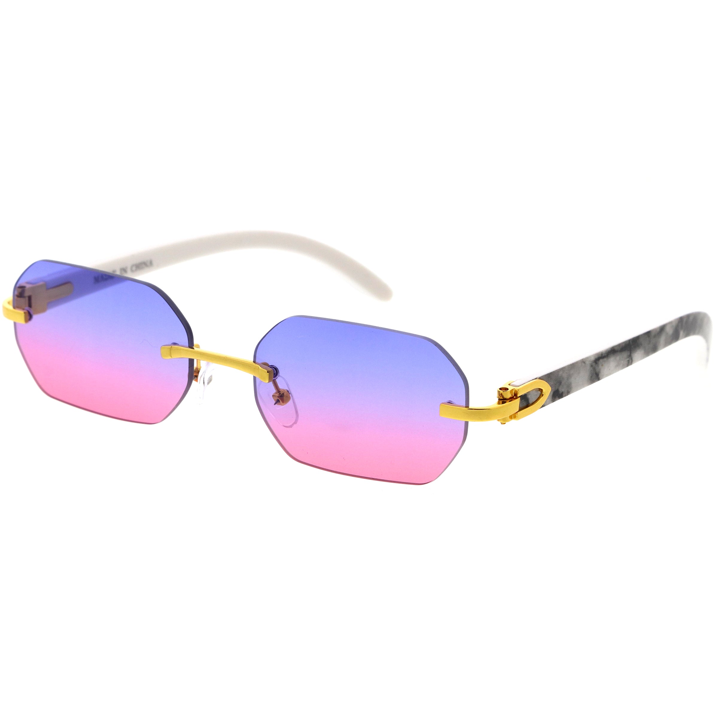 Metal sunglasses for men with a clean design and comfortable fit.