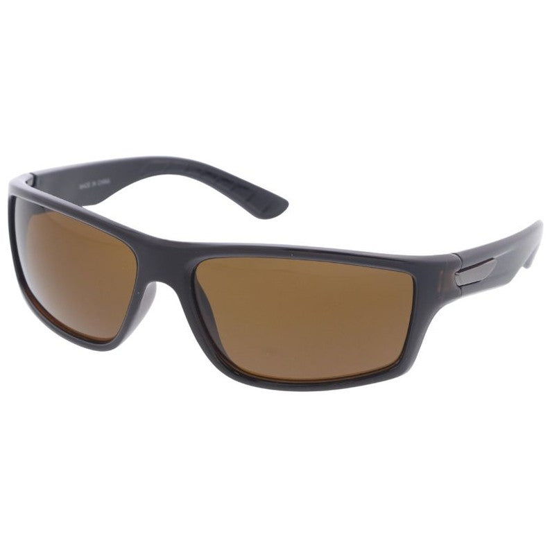 Plastic sunglasses for men with a clean design and comfortable fit.