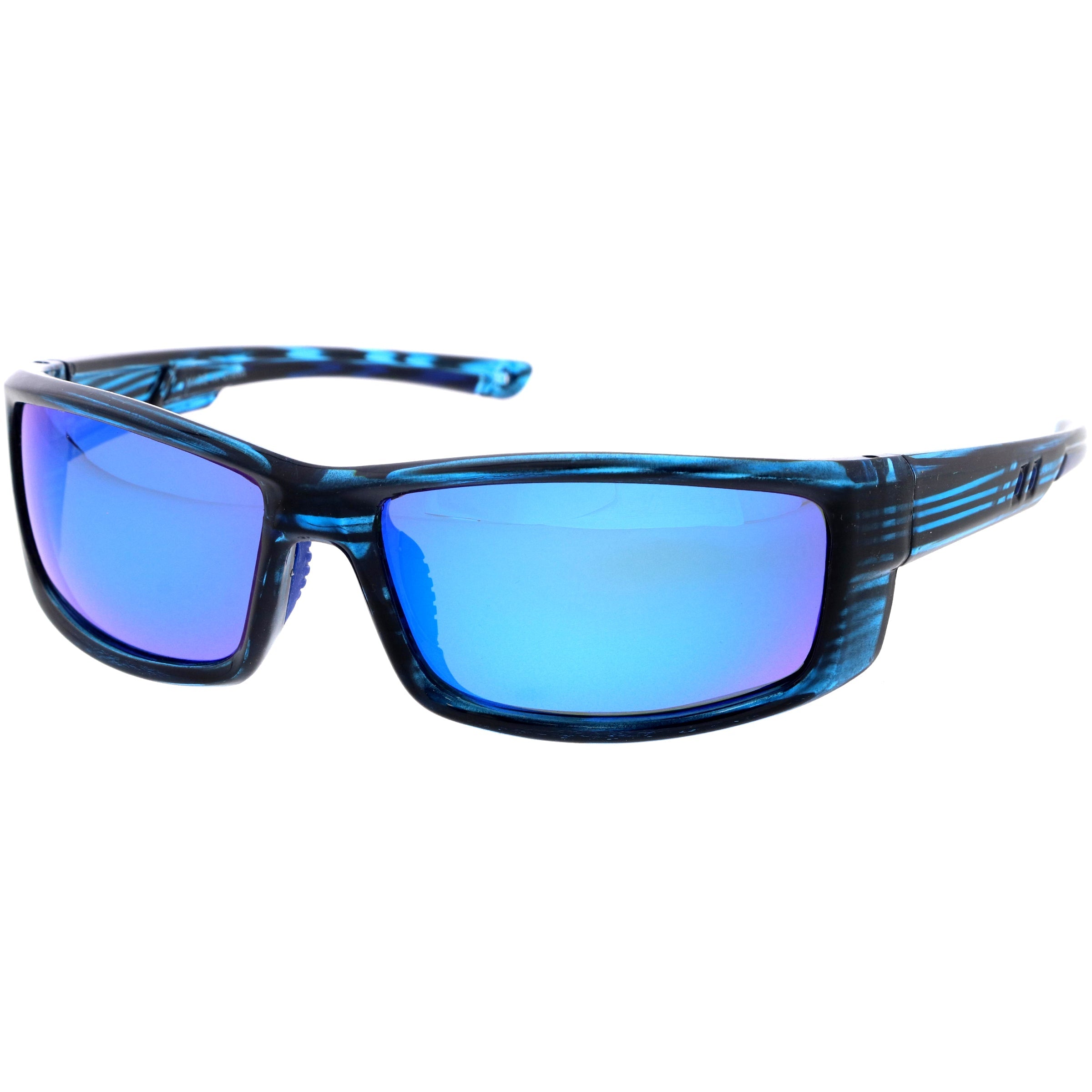 Polarized sunglasses with a sleek frame and advanced lenses, reducing glare and providing superior UV protection for clear vision and comfort.