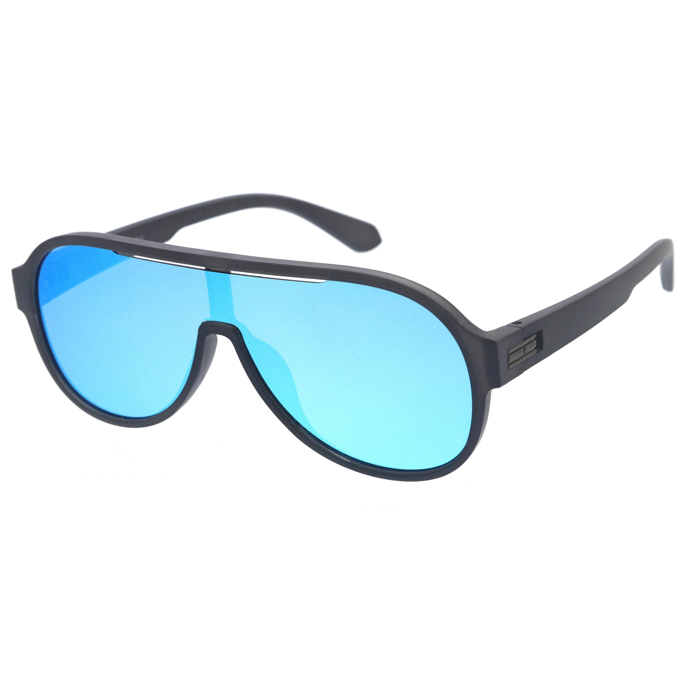 Plastic sunglasses for men with a clean design and comfortable fit.