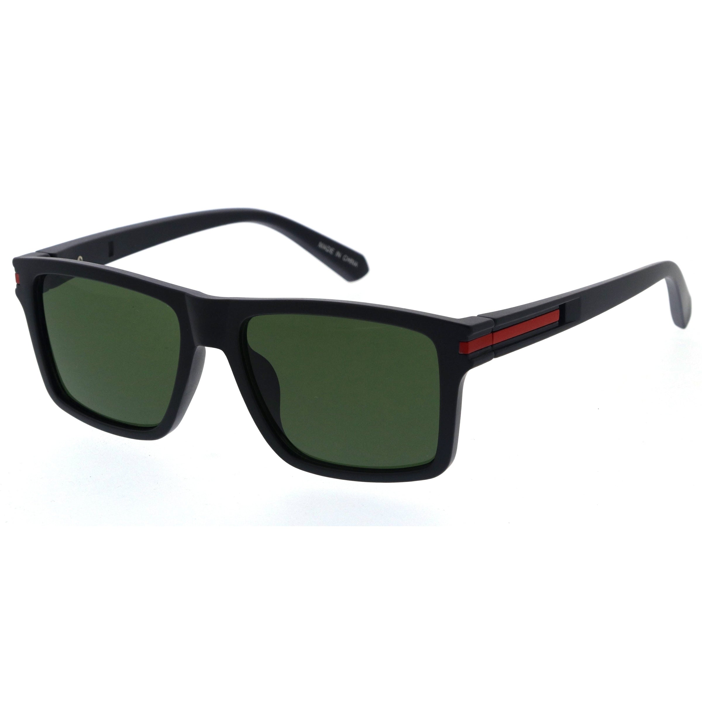 Plastic sunglasses for men with a clean design and comfortable fit.