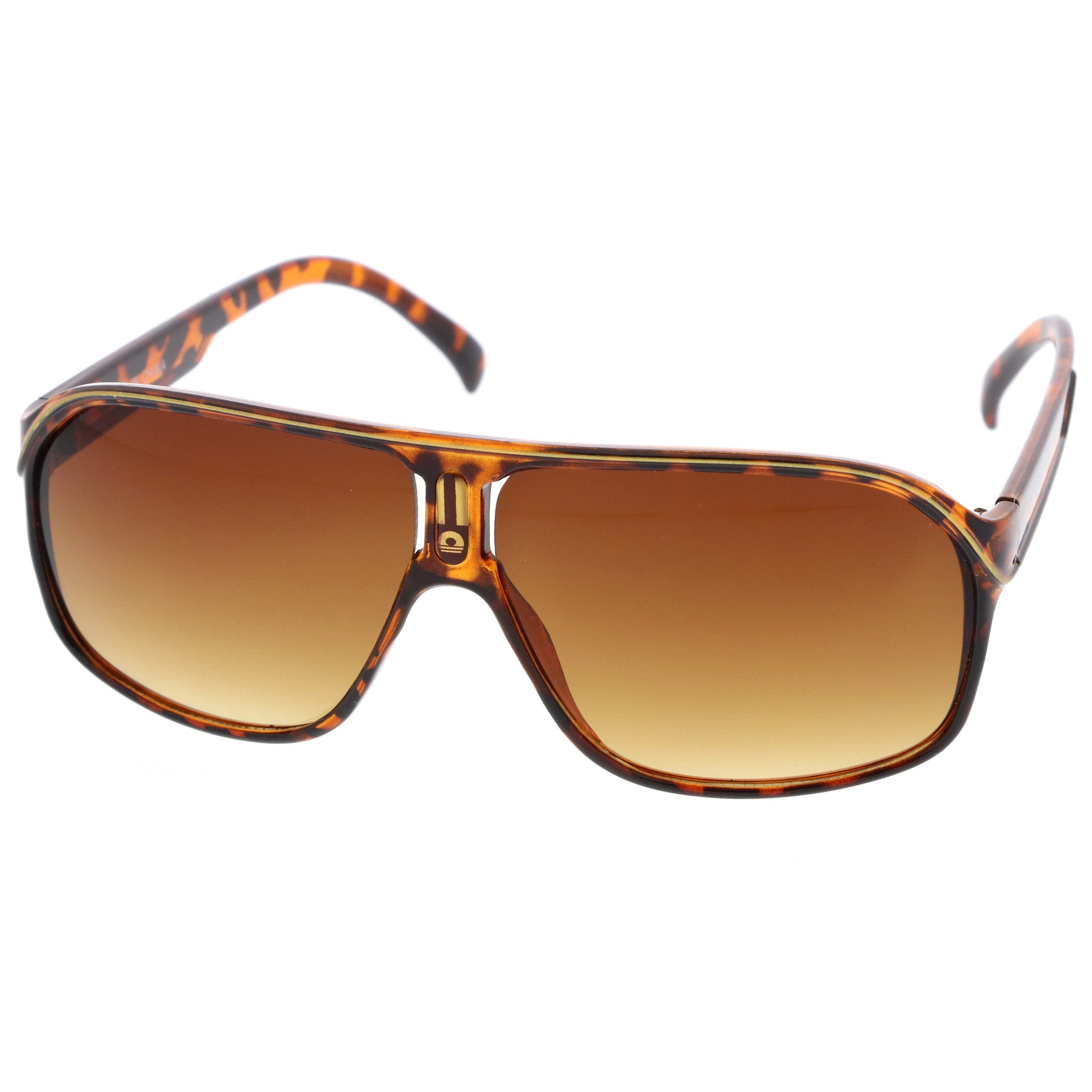 Plastic sunglasses for men with a clean design and comfortable fit.