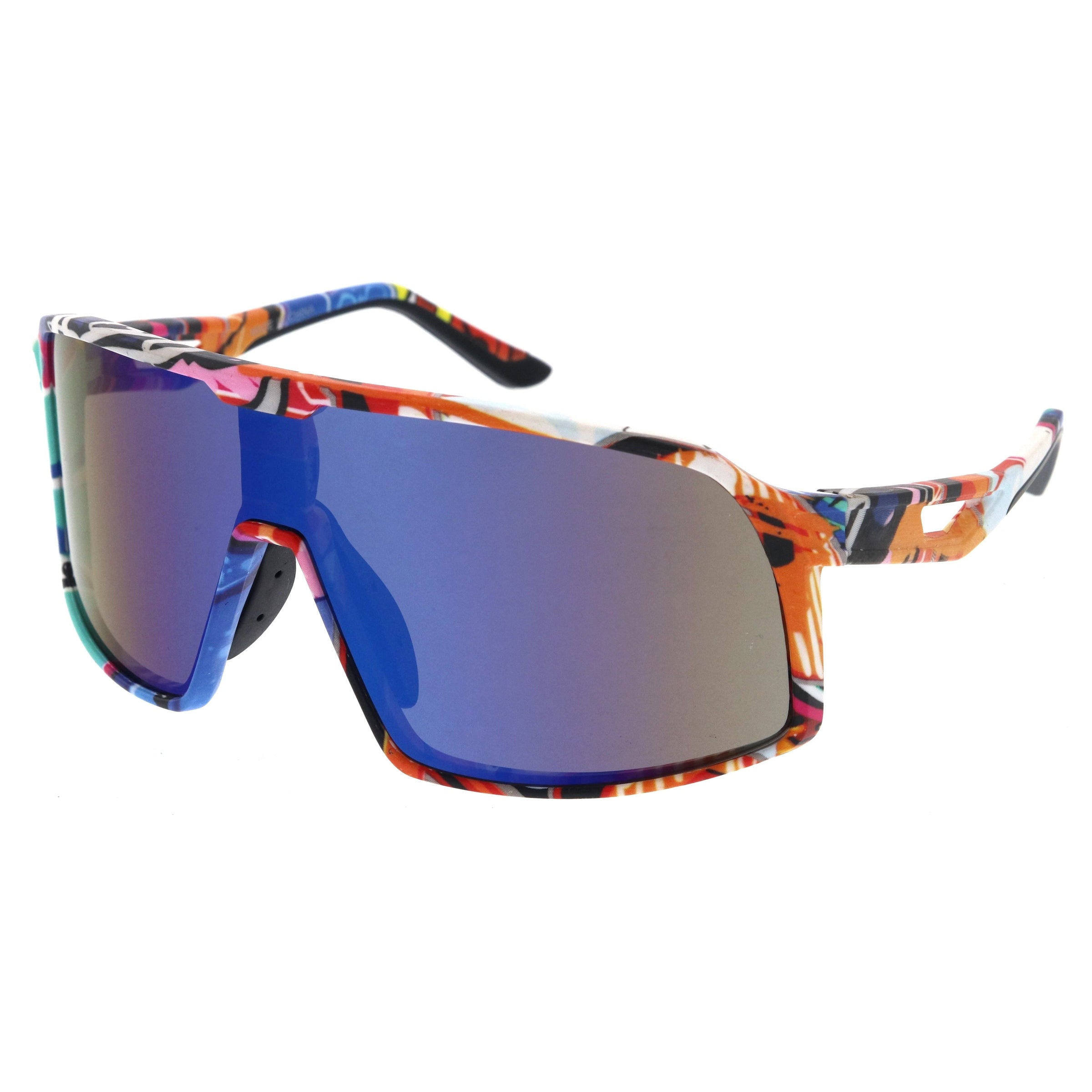 Plastic sunglasses for men with a clean design and comfortable fit.