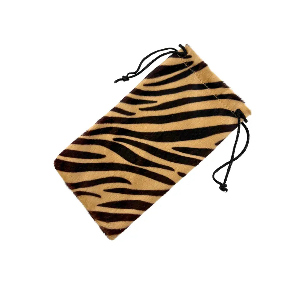 Brown Zebra Print Glasses Pouch #6 (12 pieces) - Nagi K