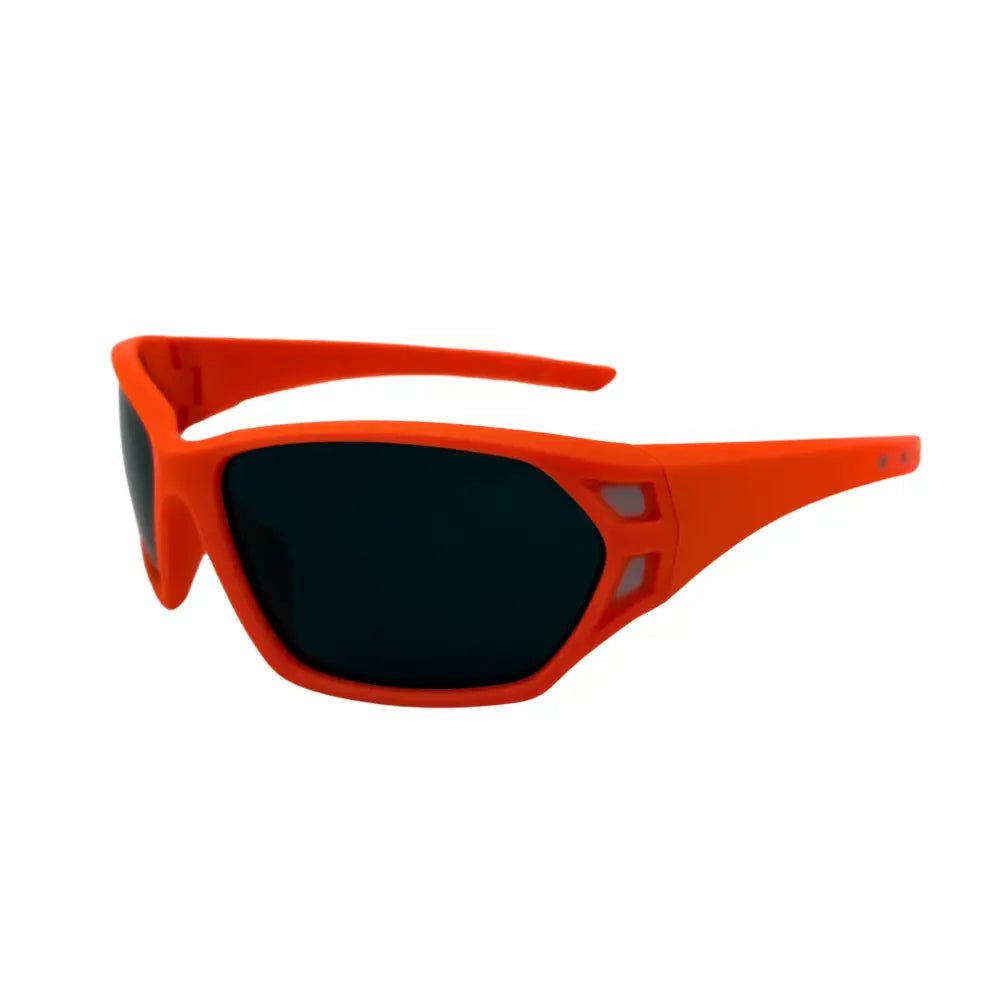 Vibrant orange sport-style sunglasses with dark lenses and a sleek modern frame in set of 12 kch56