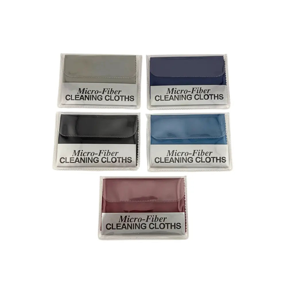 Individually wrapped microfiber cleaning cloths