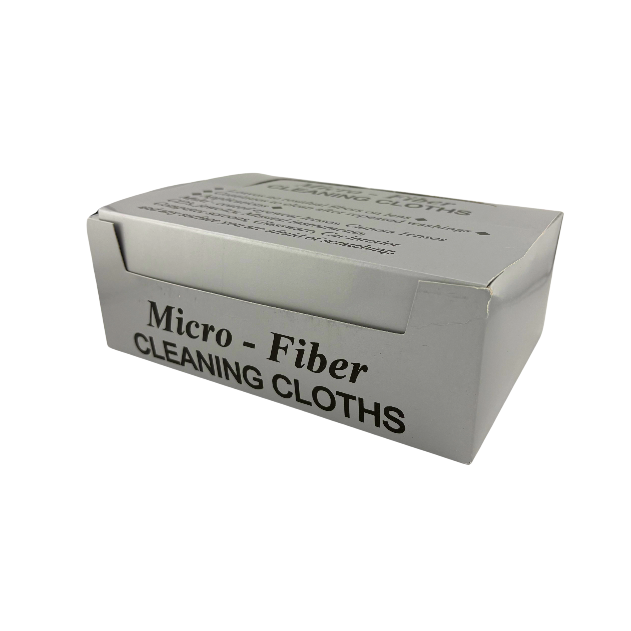 Individually wrapped microfiber cleaning cloths