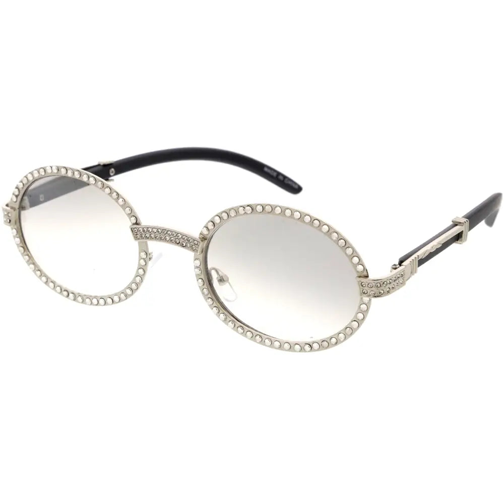 Gafas de sol de metal para hombre con diseño limpio y ajuste cómodo.