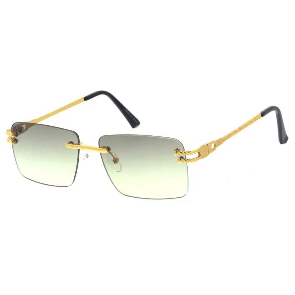 Metal sunglasses for men with a clean design and comfortable fit.