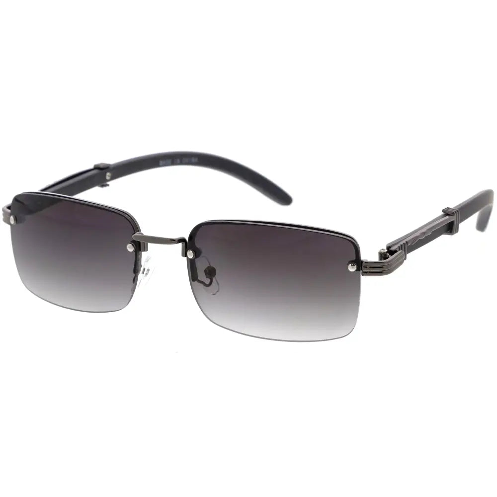 Metal sunglasses for men with a clean design and comfortable fit.