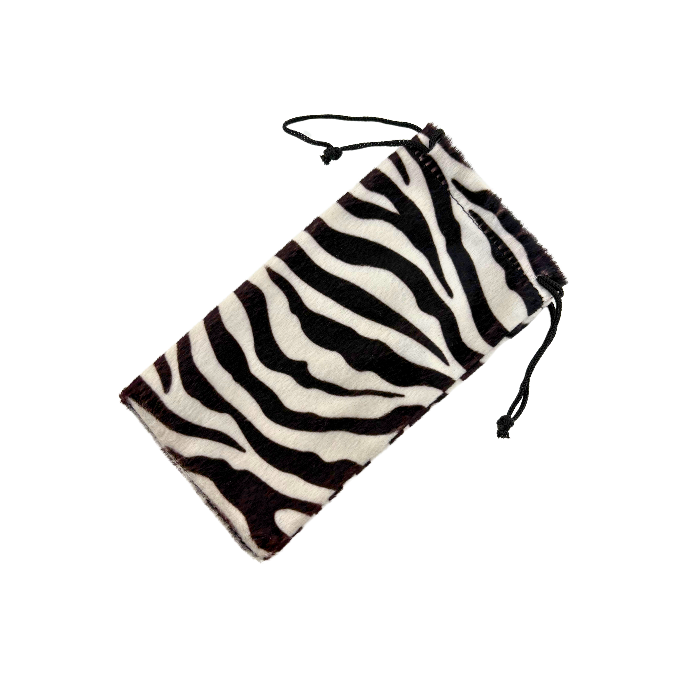 Zebra Print Glasses Pouch (Set of 12)