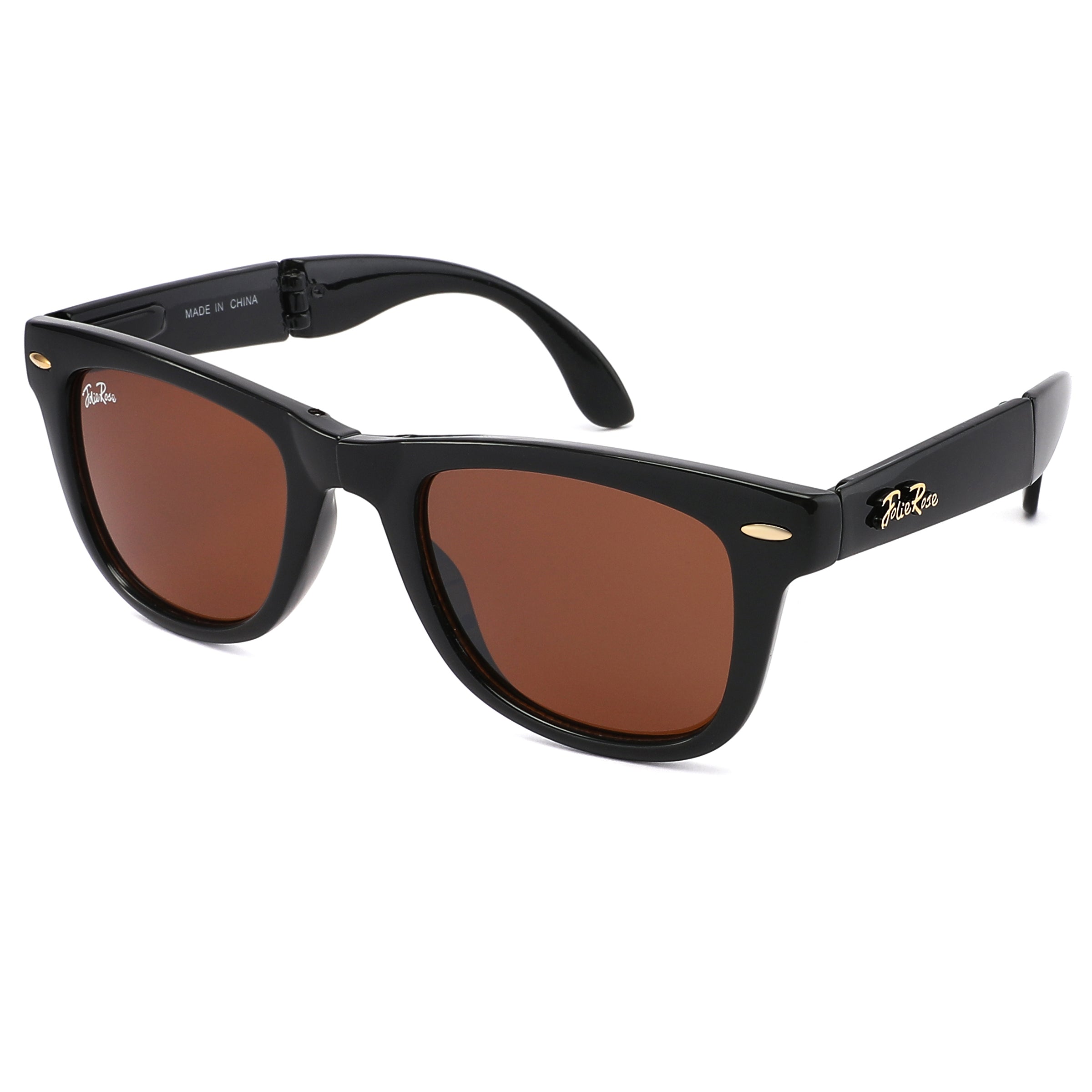 JR232 Foldable Sunglasses with Spring Hinges (Set of 12)