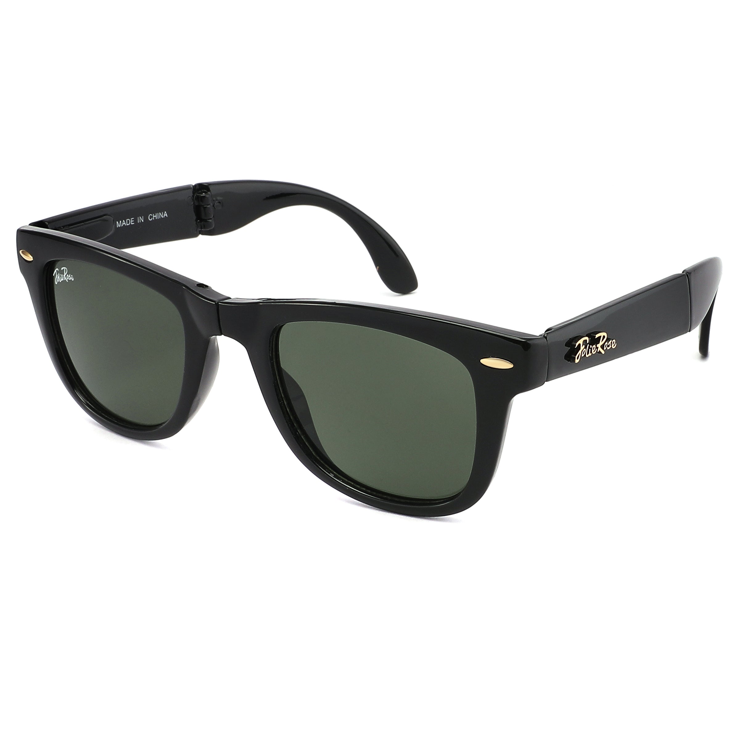 JR232 Foldable Sunglasses with Spring Hinges (Set of 12)