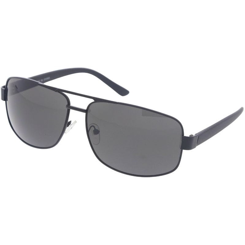 Stylish aviator sunglasses with metal frame and tinted lenses for a trendy, classic look.
