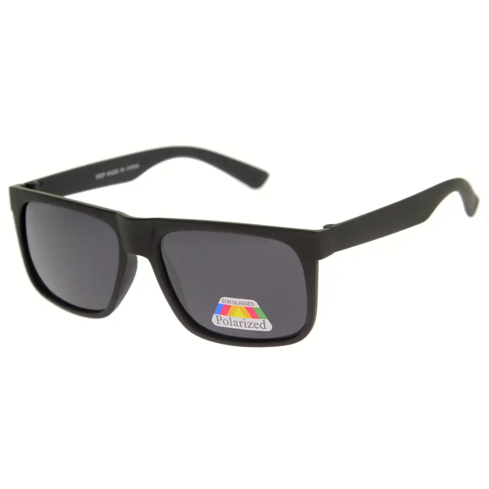 Polarized sunglasses with a sleek frame and advanced lenses, reducing glare and providing superior UV protection for clear vision and comfort.
