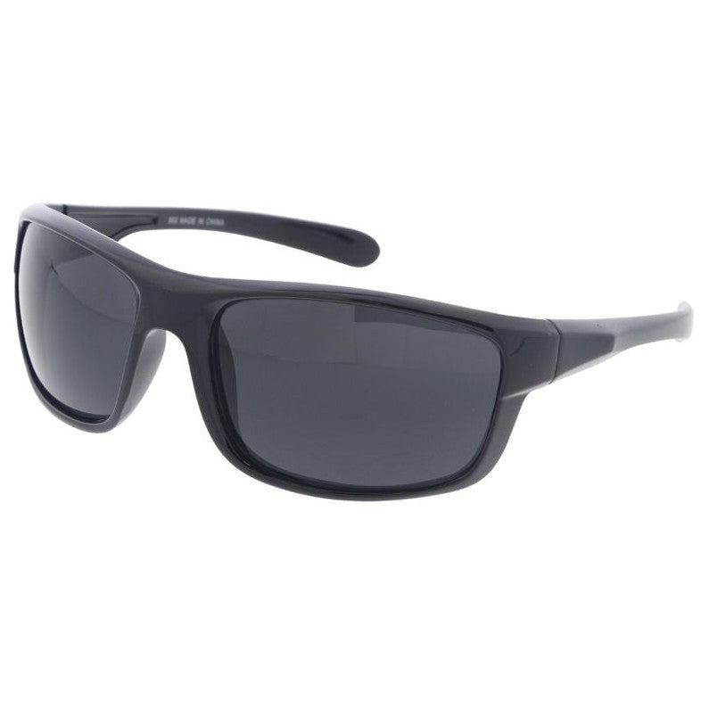 Plastic sunglasses for men with a clean design and comfortable fit.