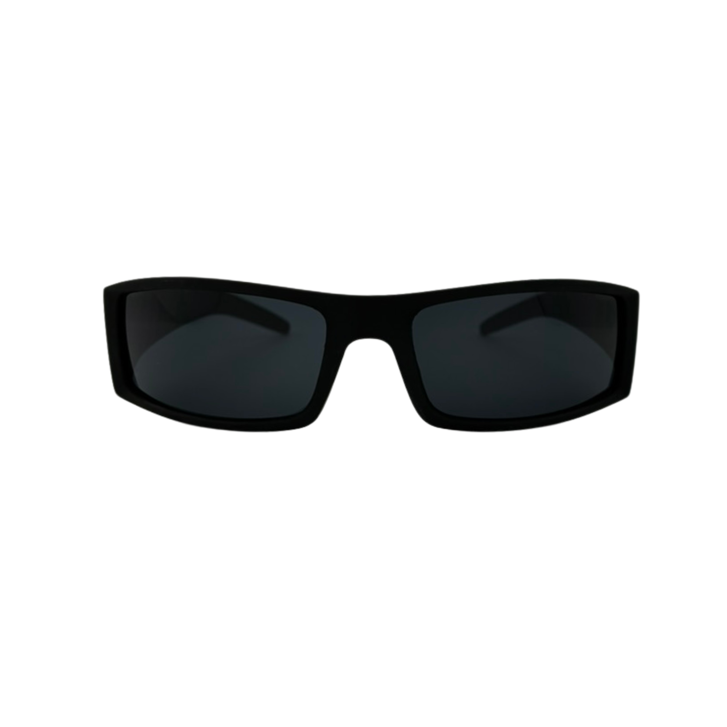 Assorted sports sunglasses with smoke lens and black frame