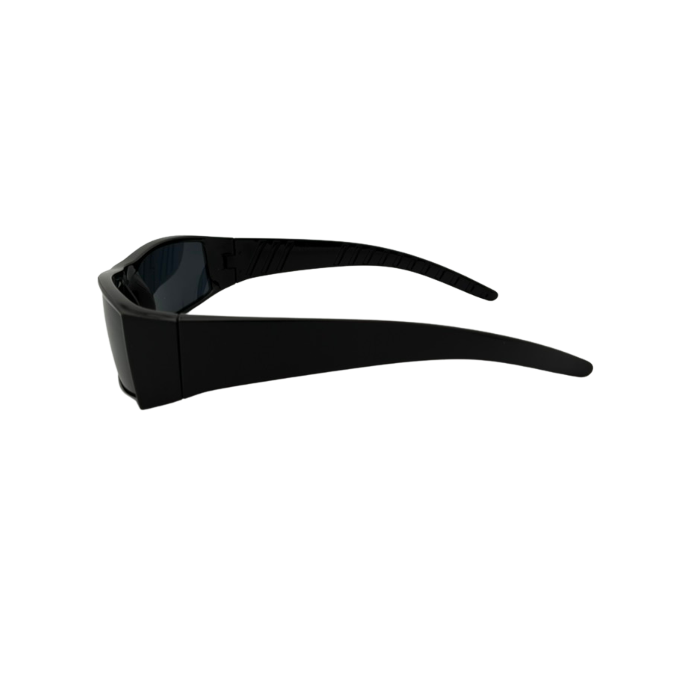 Assorted sports sunglasses with smoke lens and black frame