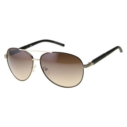 Stylish aviator sunglasses with metal frame and tinted lenses for a trendy, classic look.