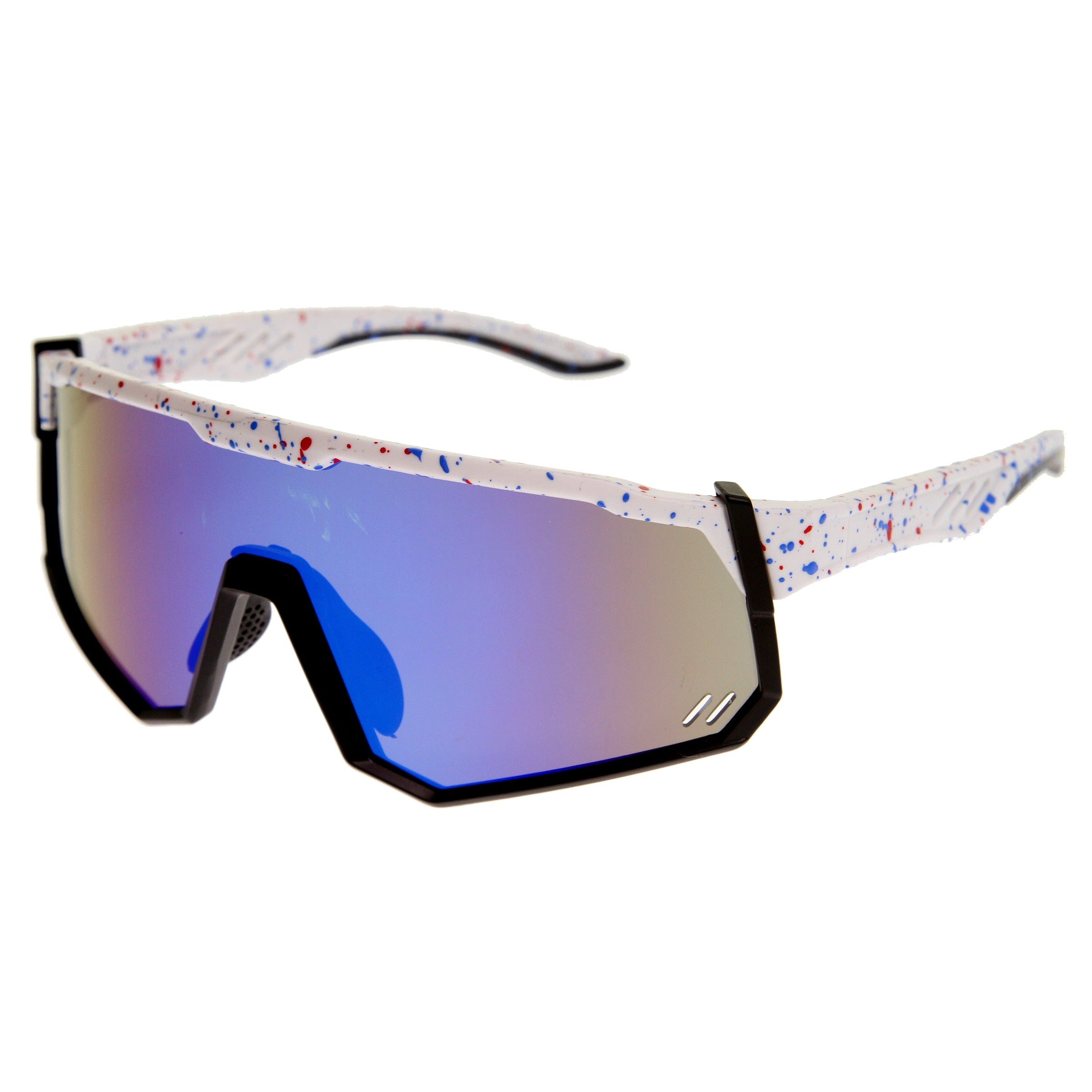 Plastic sunglasses for men with a clean design and comfortable fit.