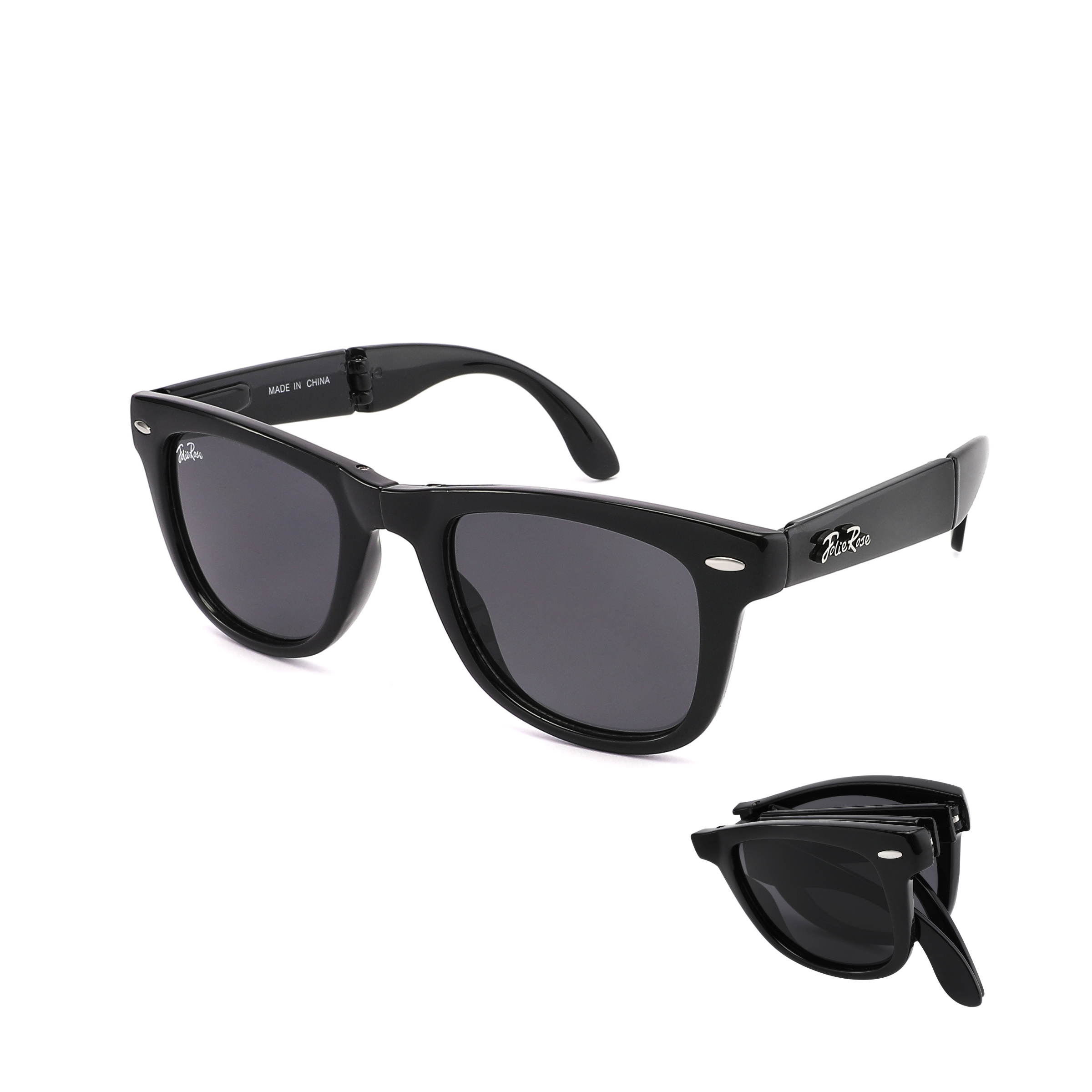 JR232 Foldable Sunglasses with Spring Hinges (Set of 12)