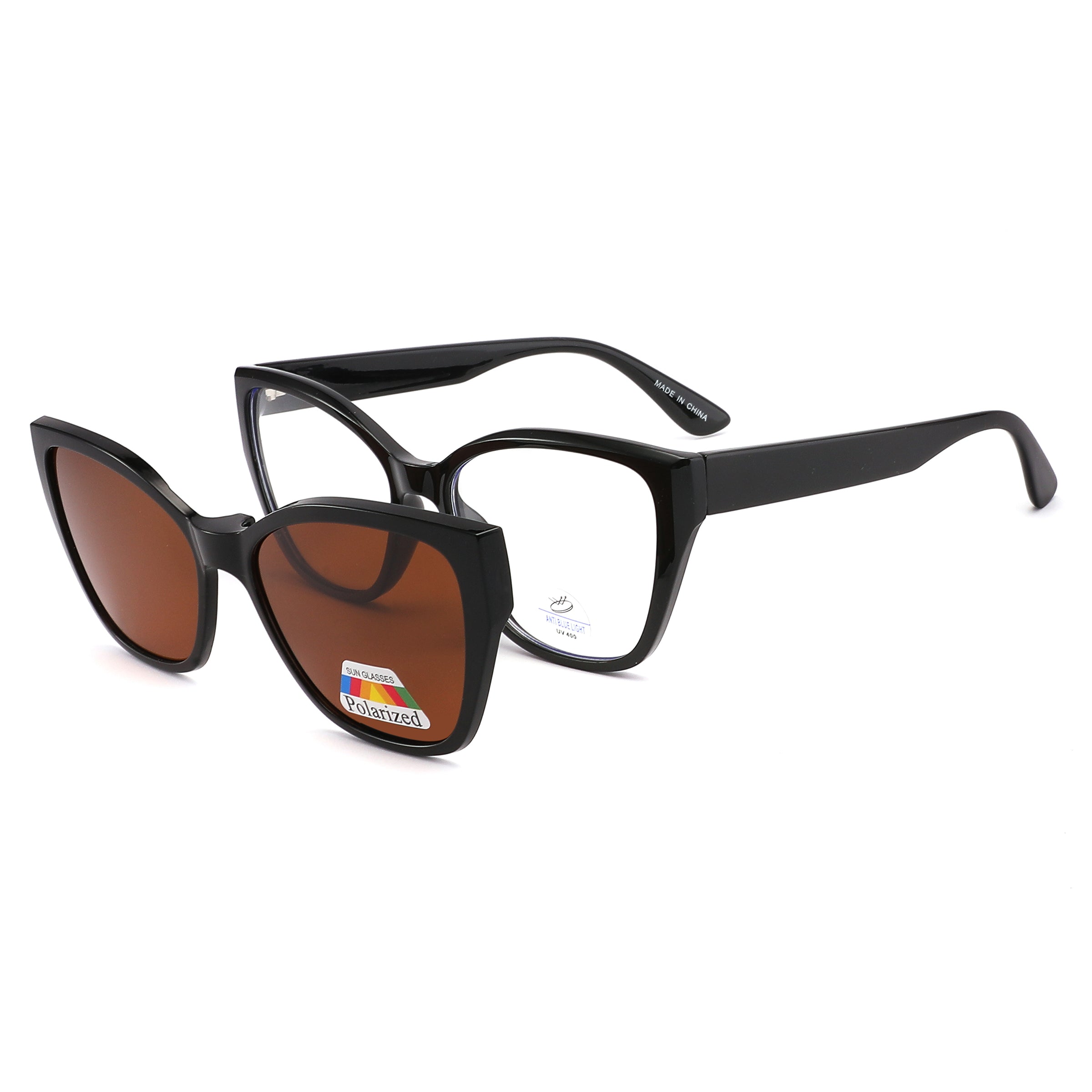 SA1277 (Set of 12) Blue Light Blocking Lens with Polarized Clip On