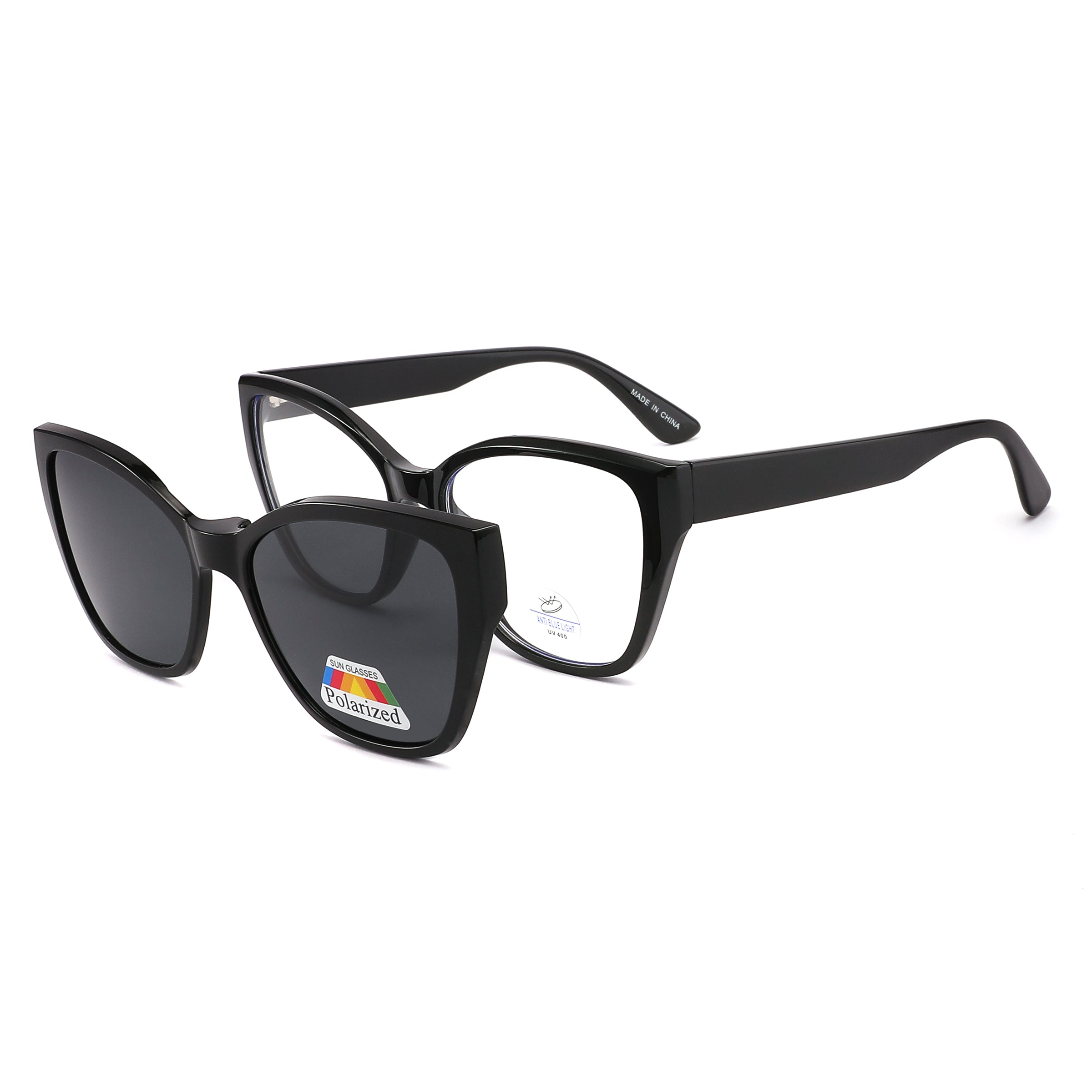 SA1277 (Set of 12) Blue Light Blocking Lens with Polarized Clip On