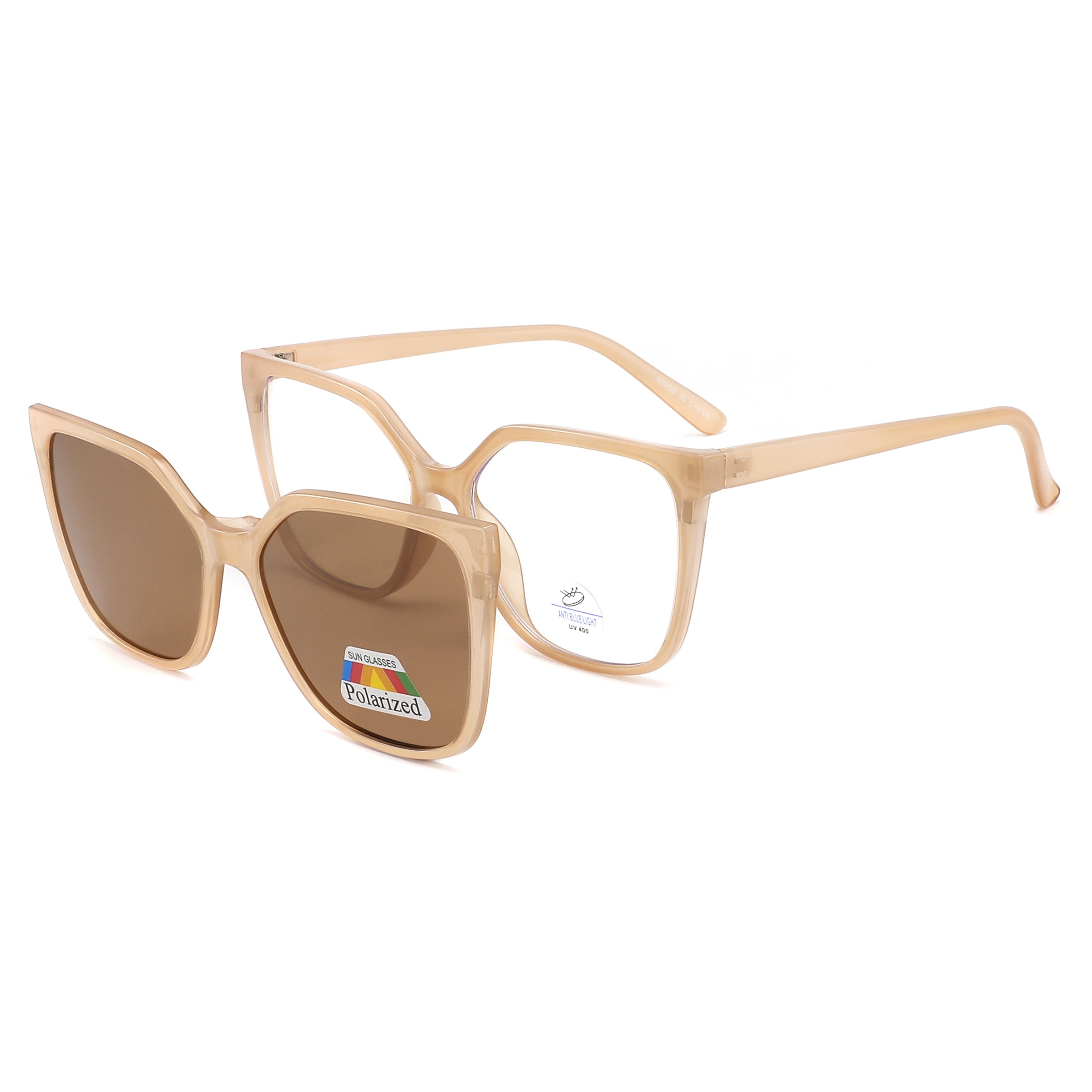 SA1275 (Set of 12) Blue Light Blocking Lens with Polarized Clip On