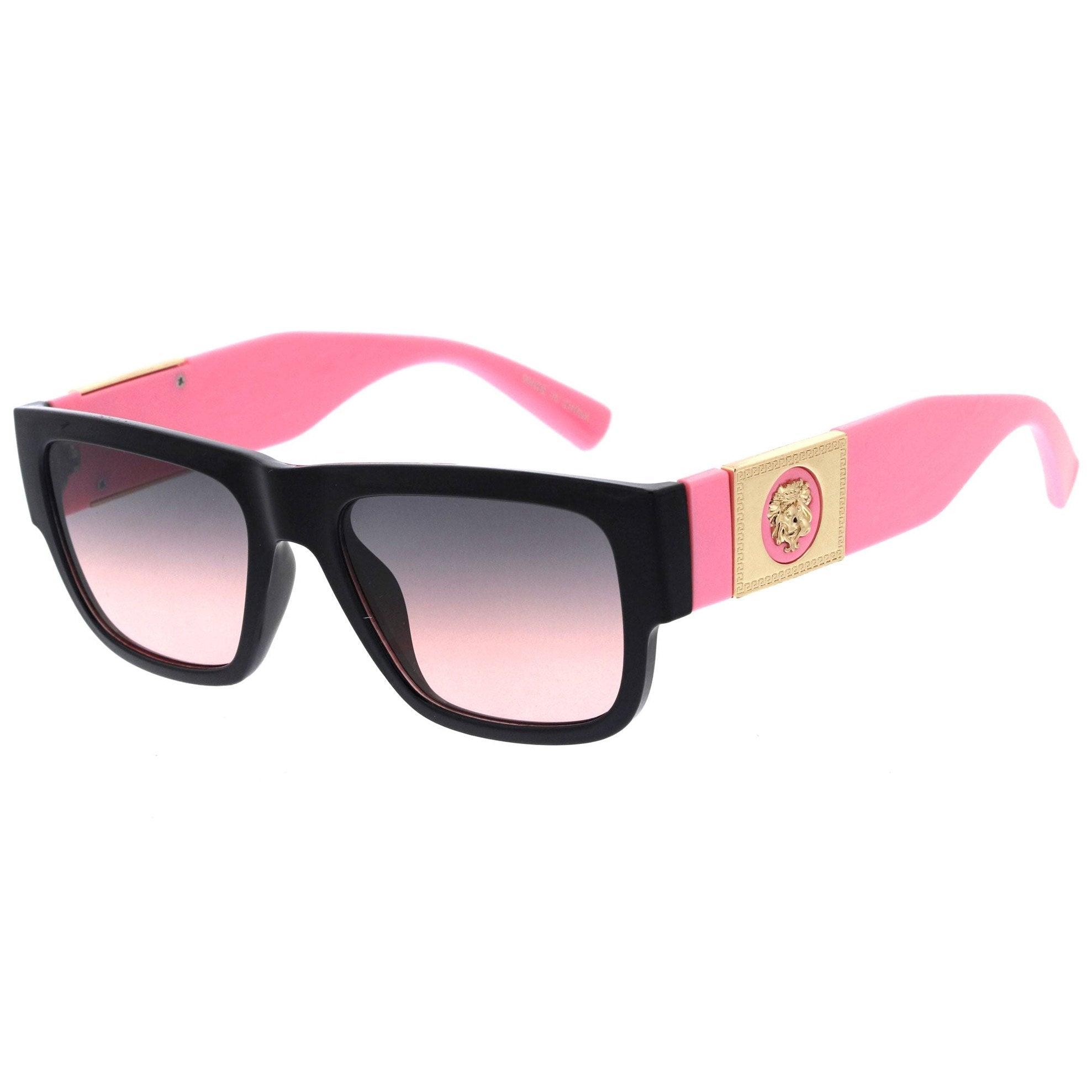 Stylish sunglasses with a sleek frame and tinted lenses, offering UV protection and a fashionable look.