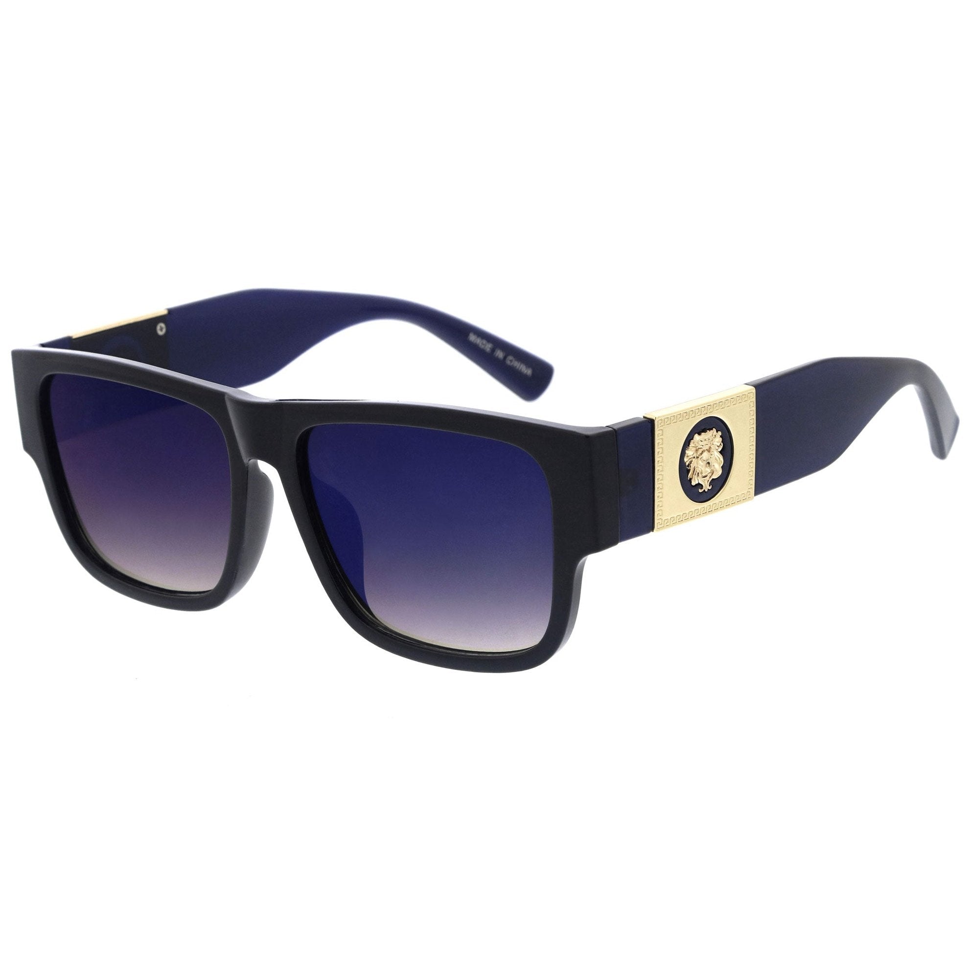 Stylish sunglasses with a sleek frame and tinted lenses, offering UV protection and a fashionable look.
