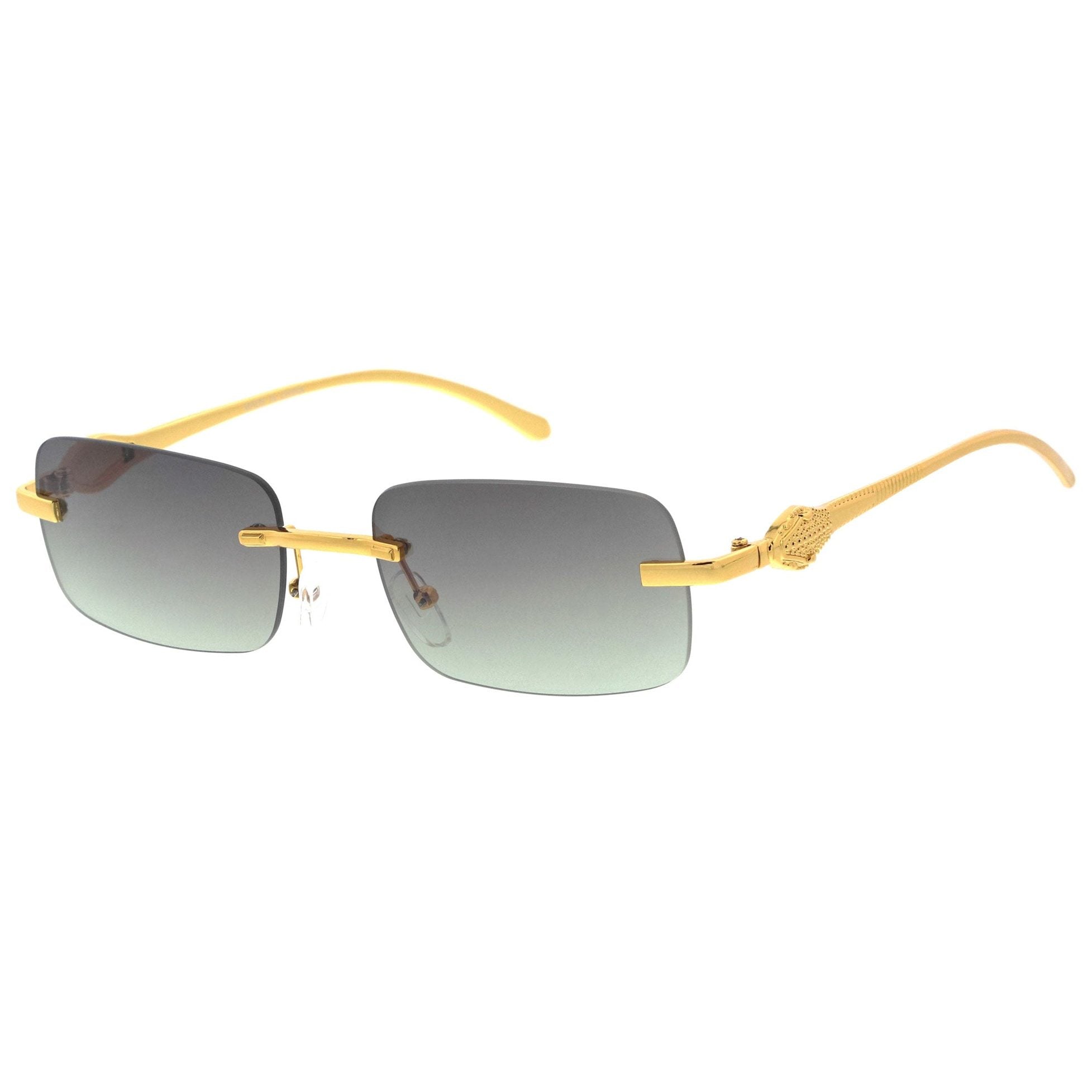 Metal sunglasses for men with a clean design and comfortable fit.