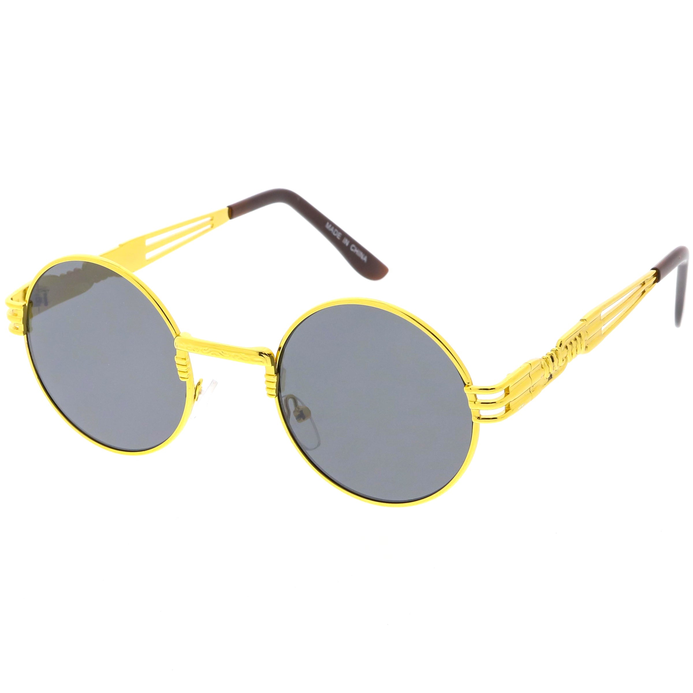 Metal sunglasses for men with a clean design and comfortable fit.