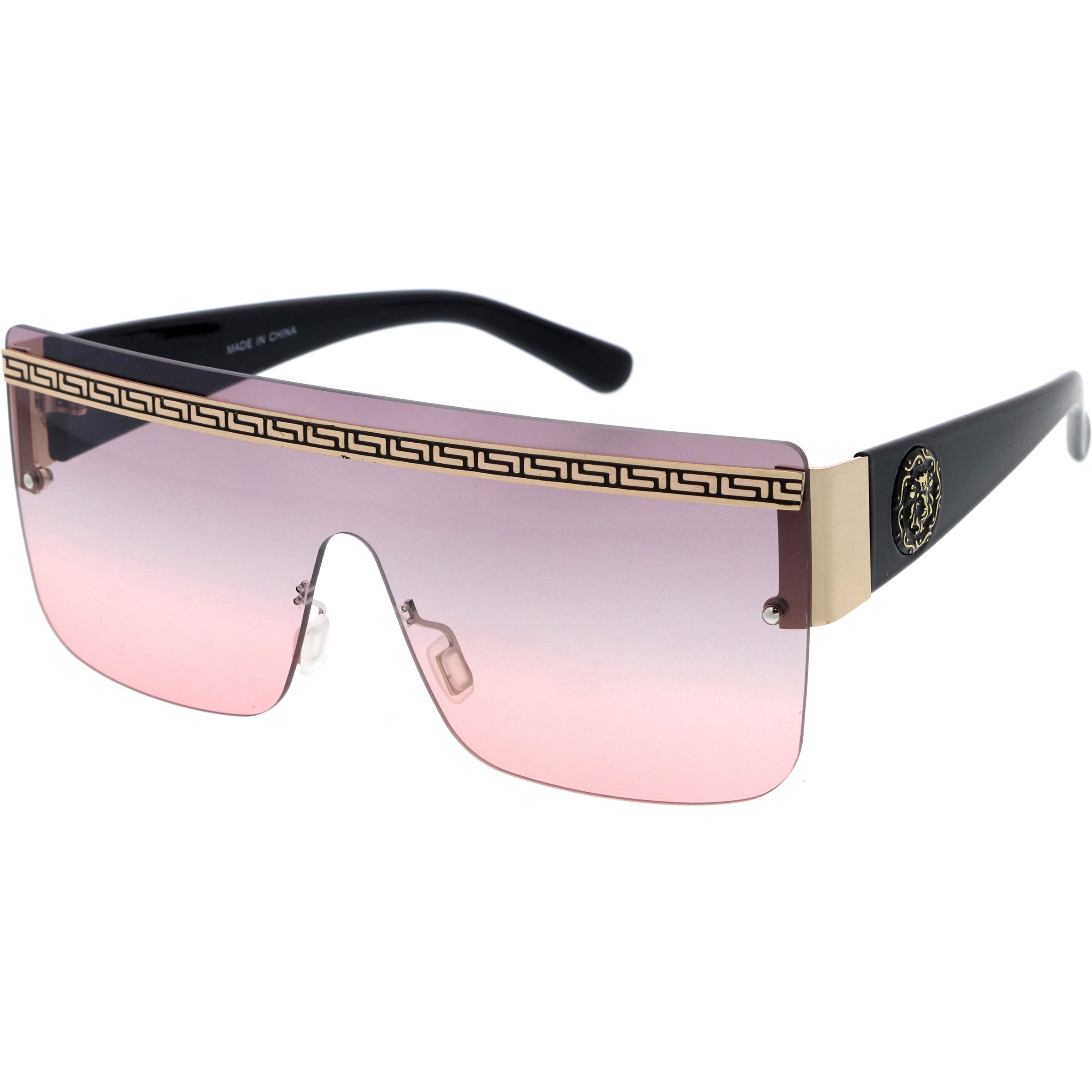 Stylish sunglasses with a sleek frame and tinted lenses, offering UV protection and a fashionable look.