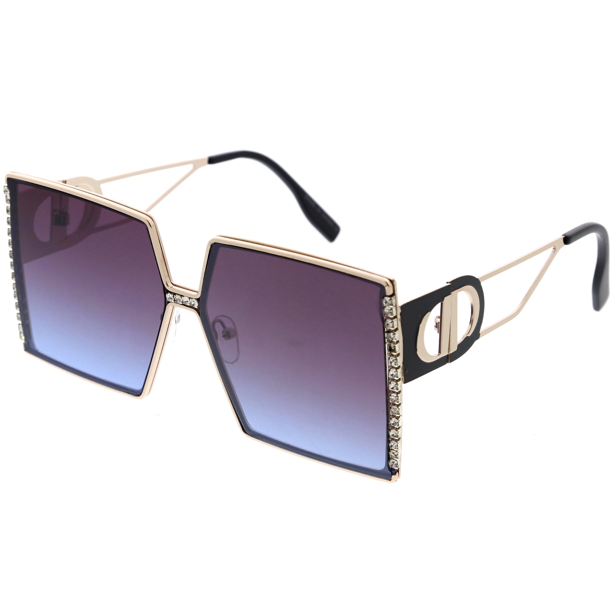 Metal sunglasses for women with a clean design and comfortable fit.