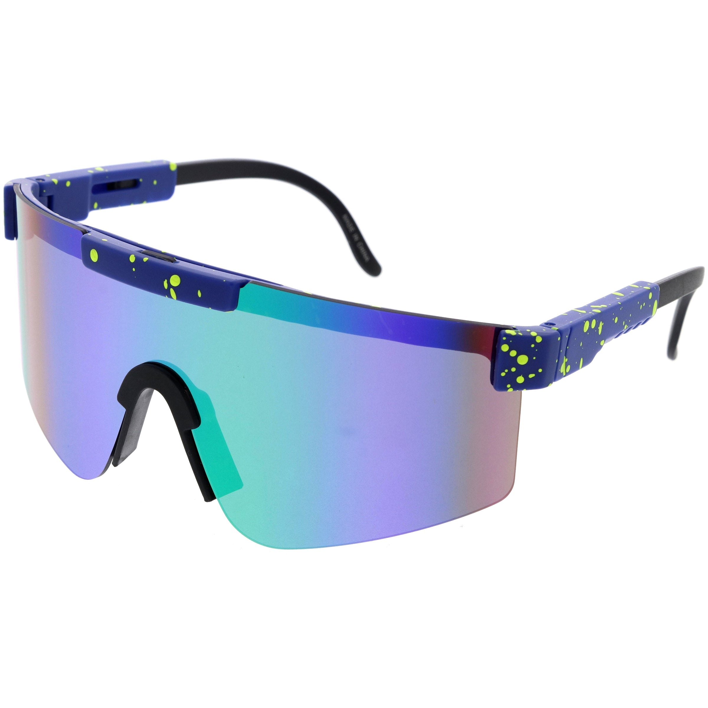 Plastic sunglasses for men with a clean design and comfortable fit.
