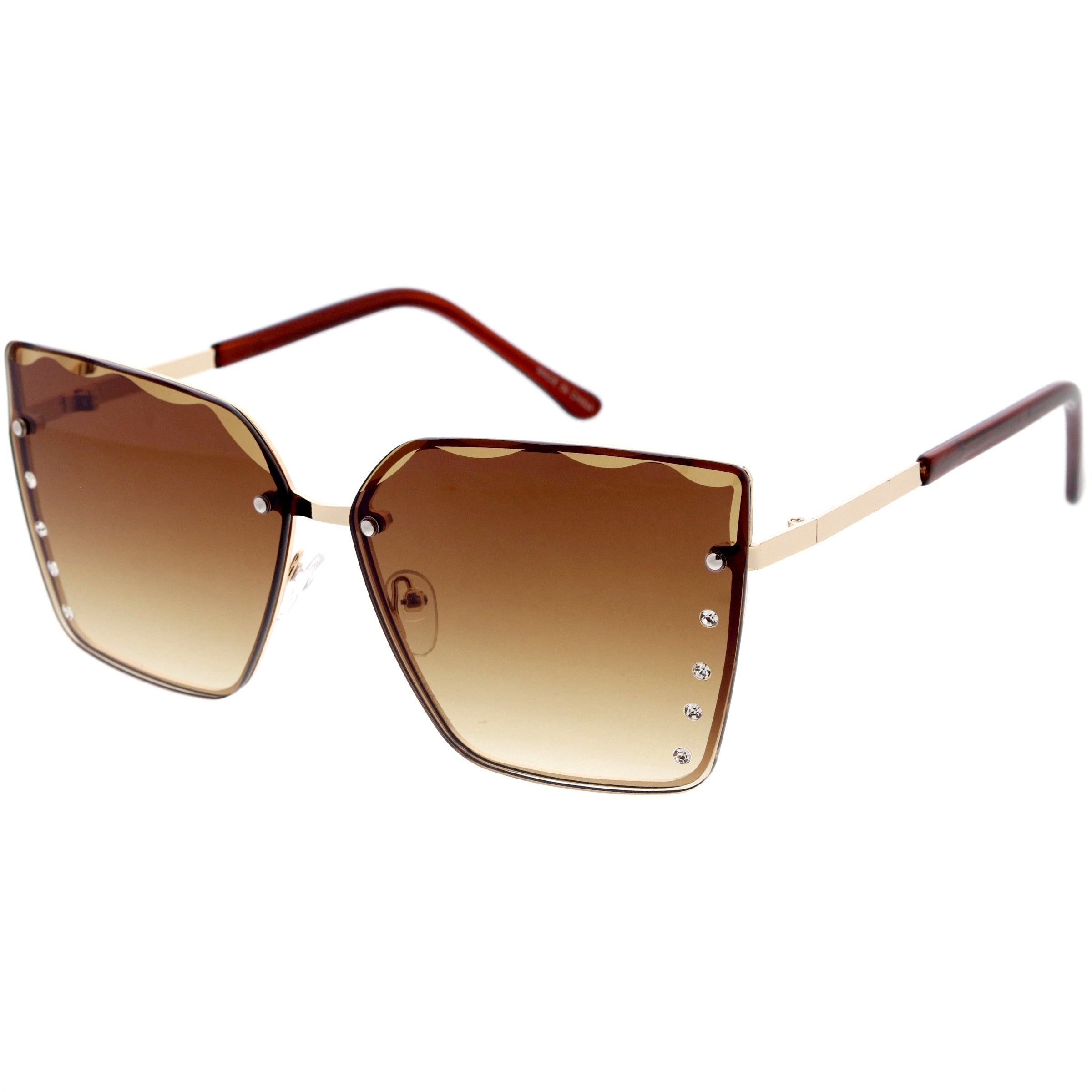 Metal sunglasses for women with a clean design and comfortable fit.